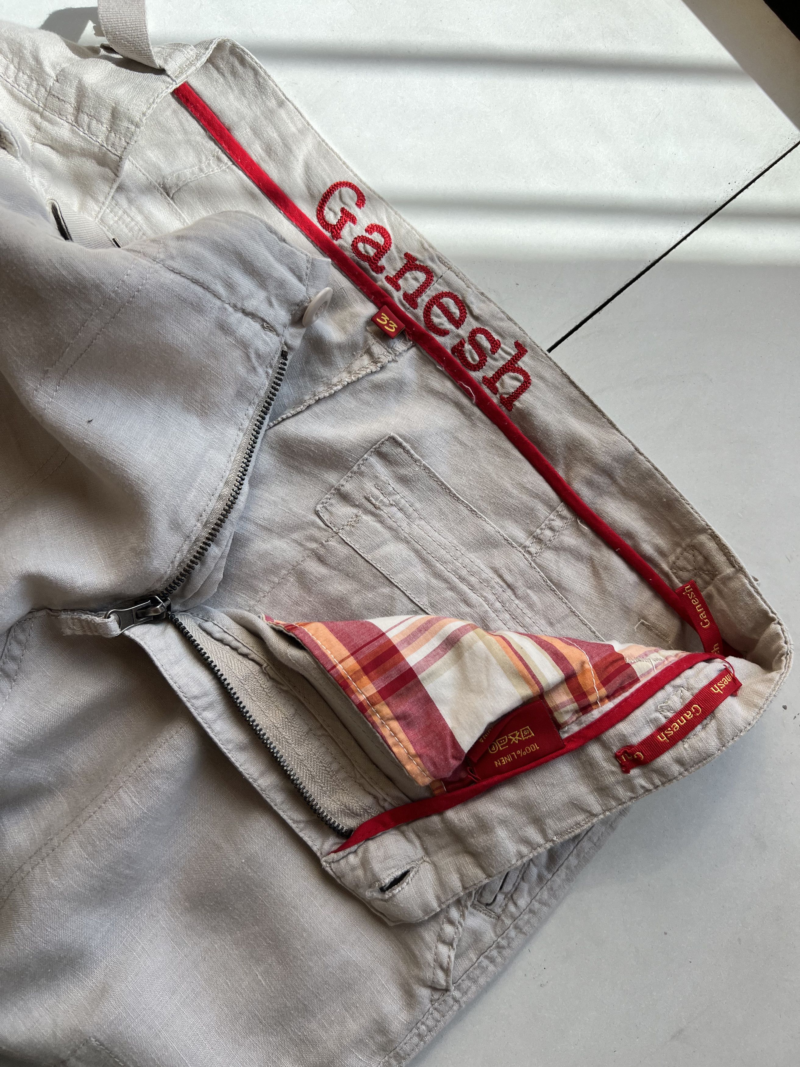 Other Ganesh Hemp Vintage Light Cargo Pant Size US 33 - 7 Thumbnail
