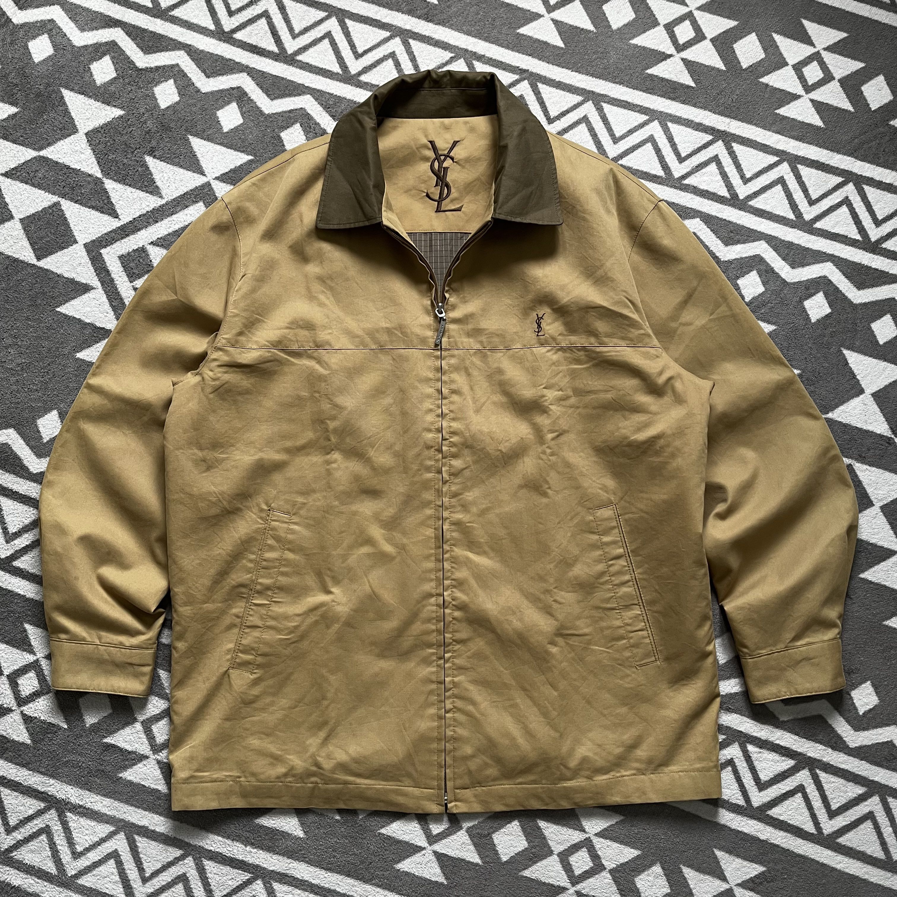 Vintage Yvest Saint Laurent coach jacket