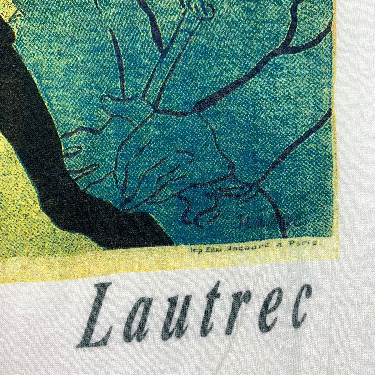 Vintage Vintage LAUTREC By Henri De Toulouse-lautrec French Tee Size US L / EU 52-54 / 3 - 9 Thumbnail