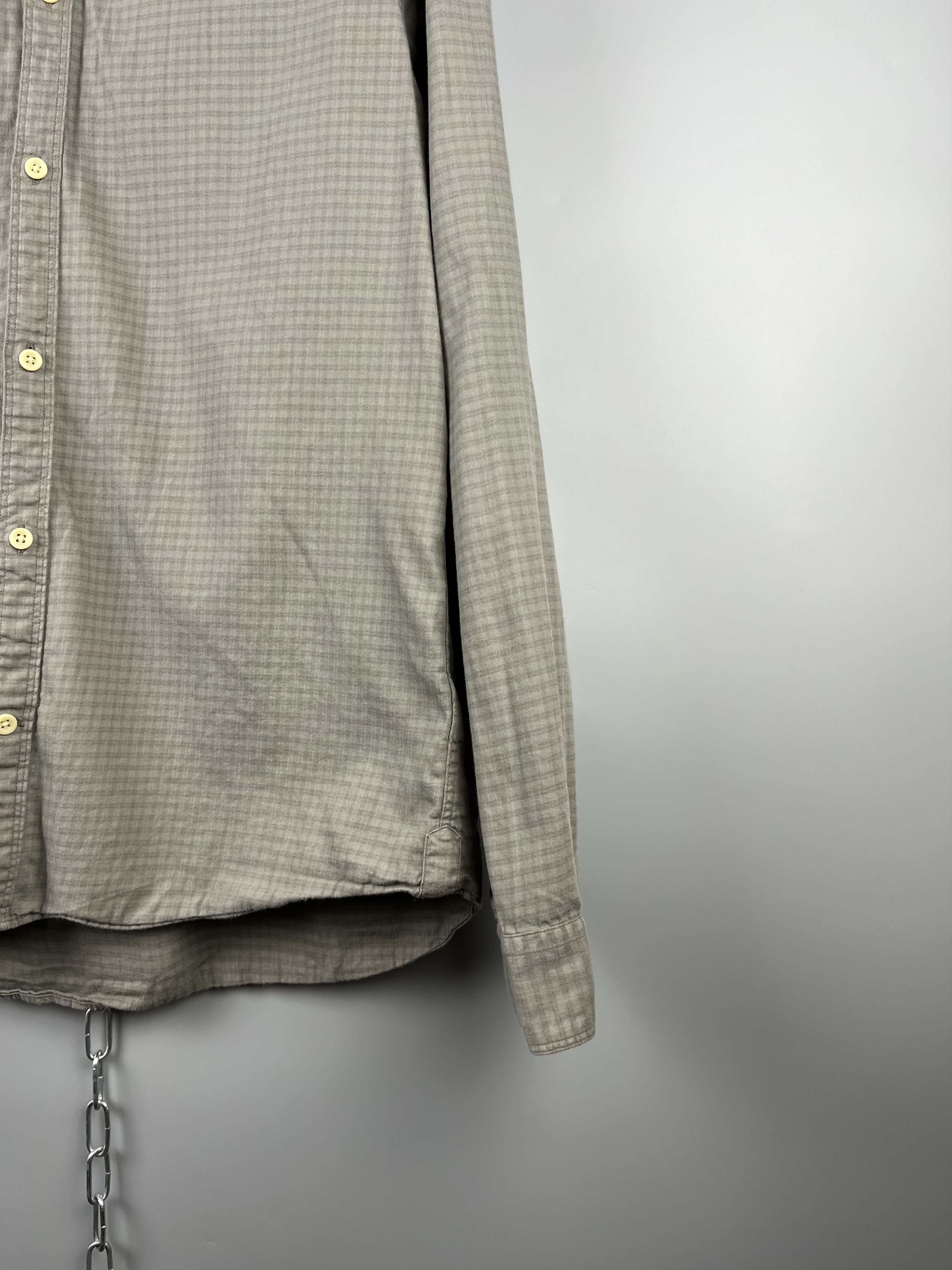 Allsaints Allsaints Cotton Button Up Long Sleeve LS Shirt Size US M / EU 48-50 / 2 - 7 Thumbnail