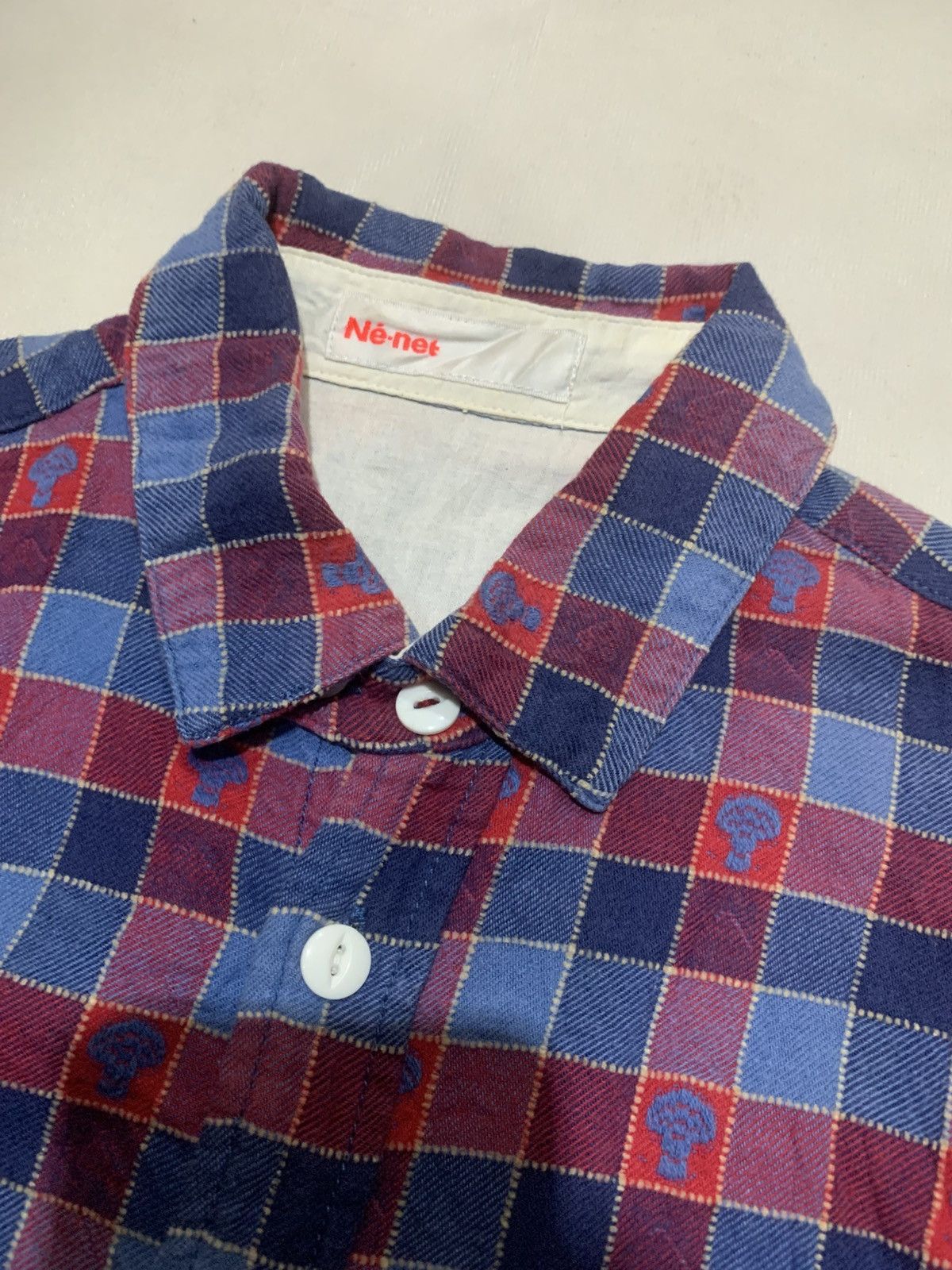 Ne-Net Ne-Net FLANNEL SHIRT ALL OVER LOGO Size US M / EU 48-50 / 2 - 7 Thumbnail