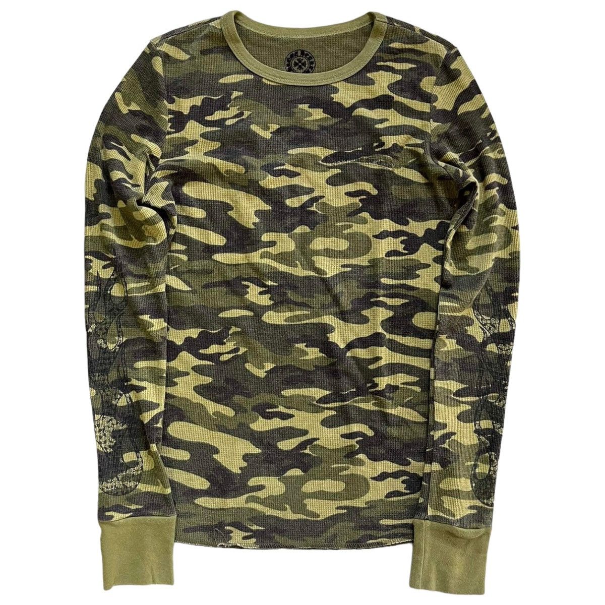 Chrome Hearts Thermal Multi Flaming Cross Camo LS Tshirt