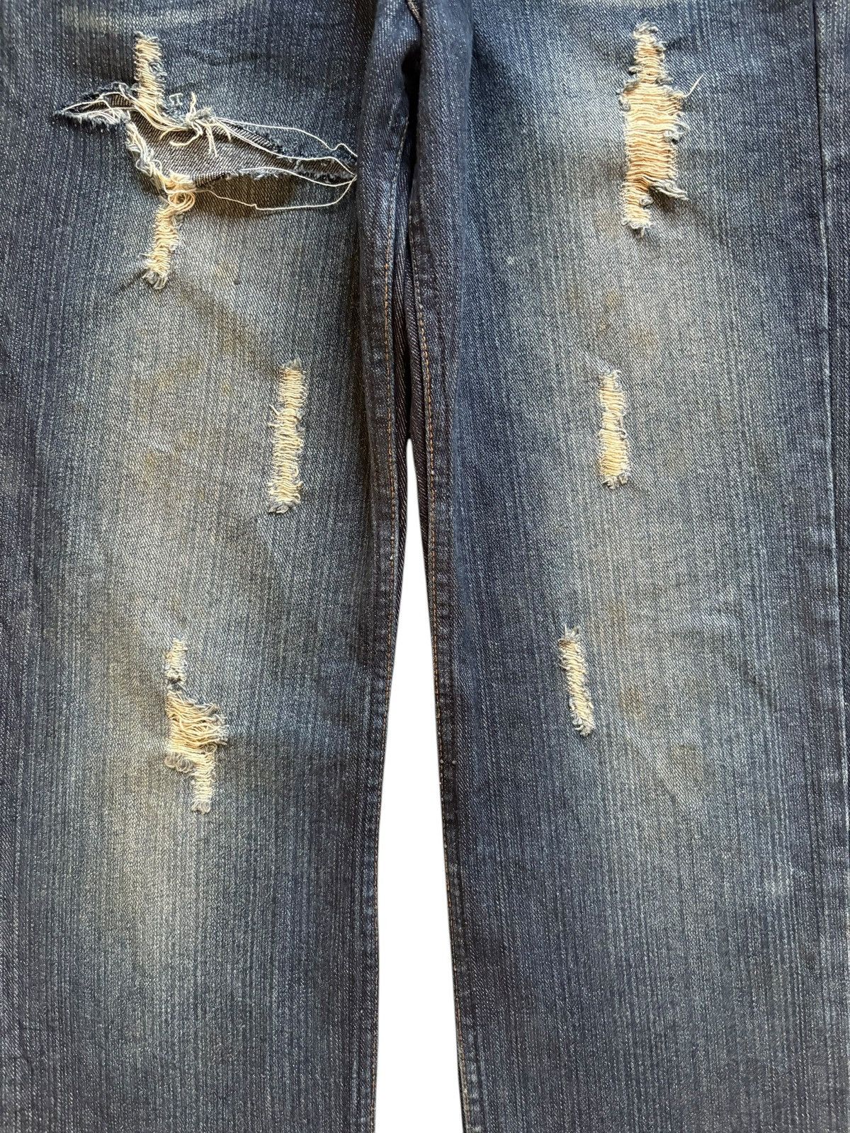 Japanese Brand Vintage Japanese Brand Mud Wash Distressed Jeans Size US 30 / EU 46 - 5 Thumbnail