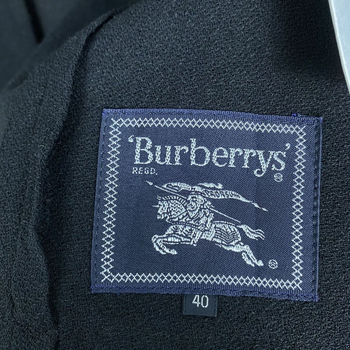 Burberry 📌Rich Black Button Jacket Burberrys Size US XXS / EU 40 - 18 Thumbnail