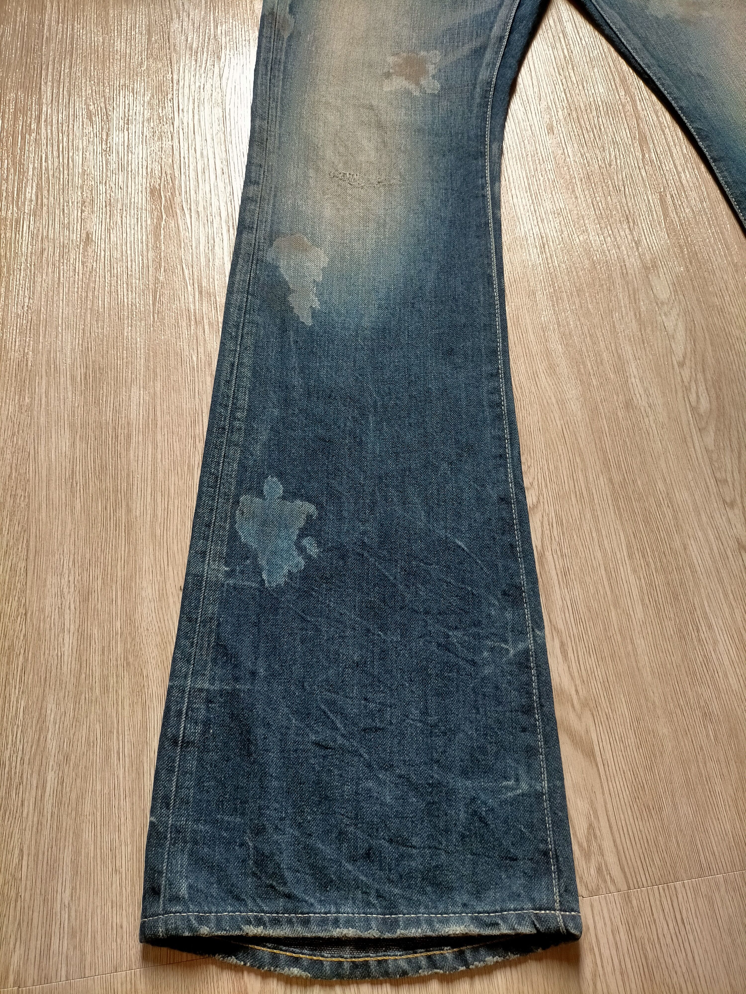 Japanese Brand Flare Jeans Vanquish Japan Studed Boot Cut Denim Size US 33 - 9 Thumbnail