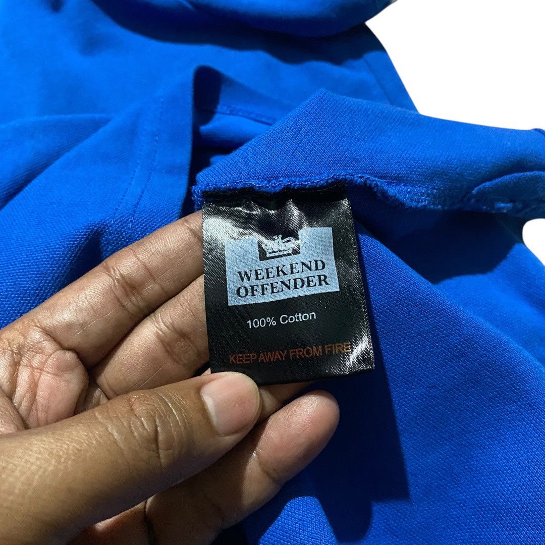 Weekend Offender Weekend offender pride blue polo shirt Size US XL / EU 56 / 4 - 6 Thumbnail