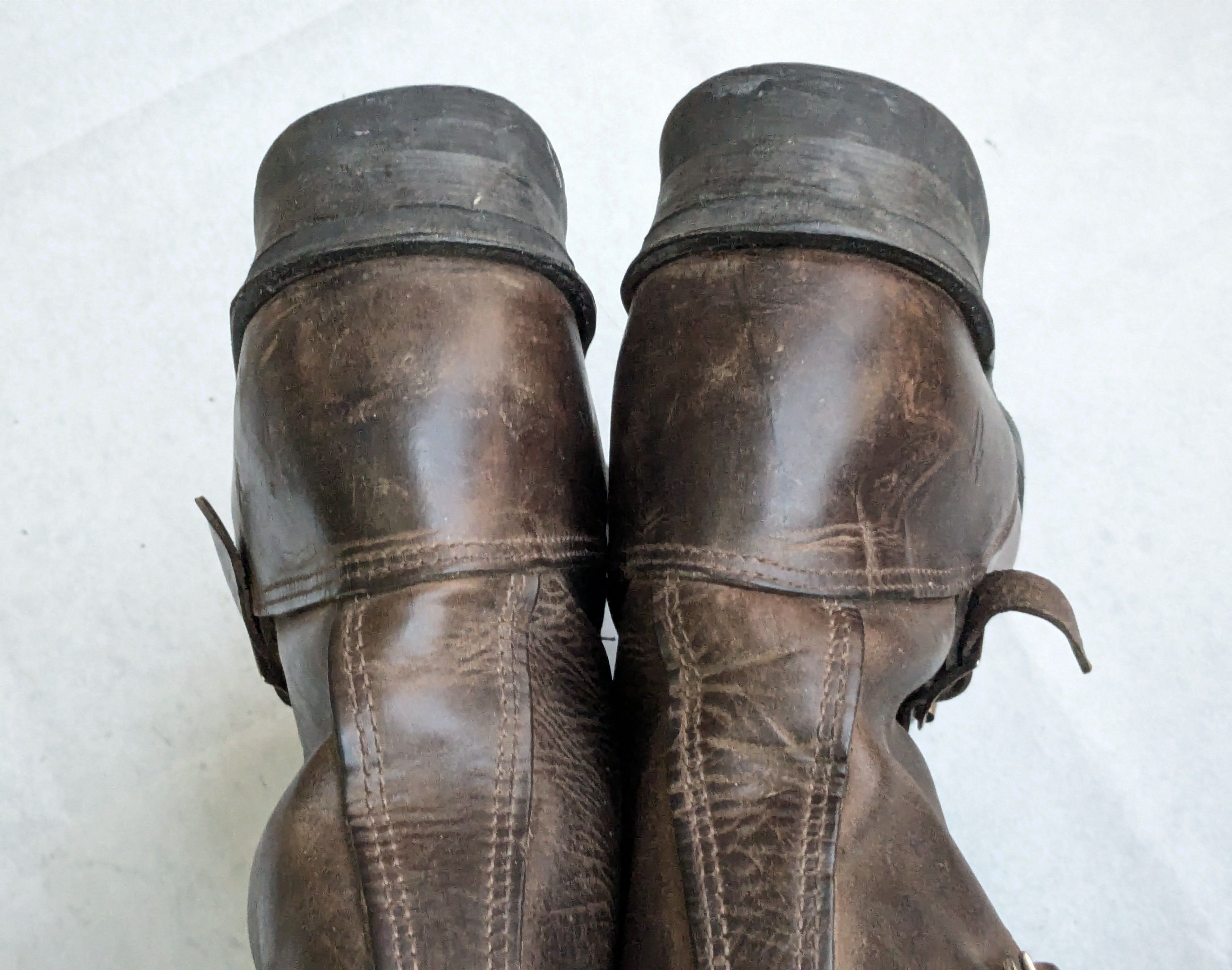 Frye Frye Engineer Boots Brown Leather 13 M Buckle Size US 13 / EU 46 - 13 Thumbnail