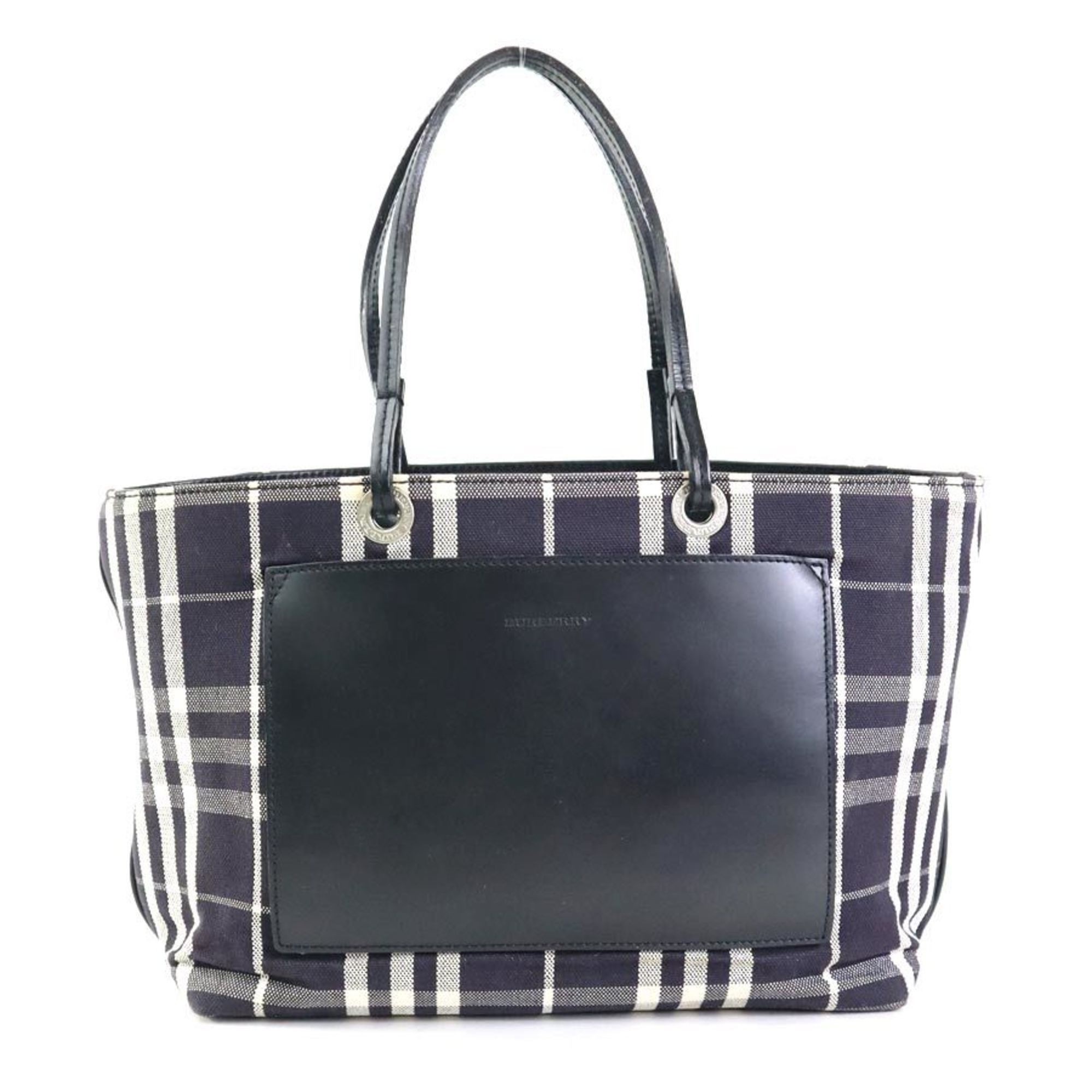 Burberry Burberry Handbag Canvas Leather Black Women's h31164a Size ONE SIZE - 1 Thumbnail
