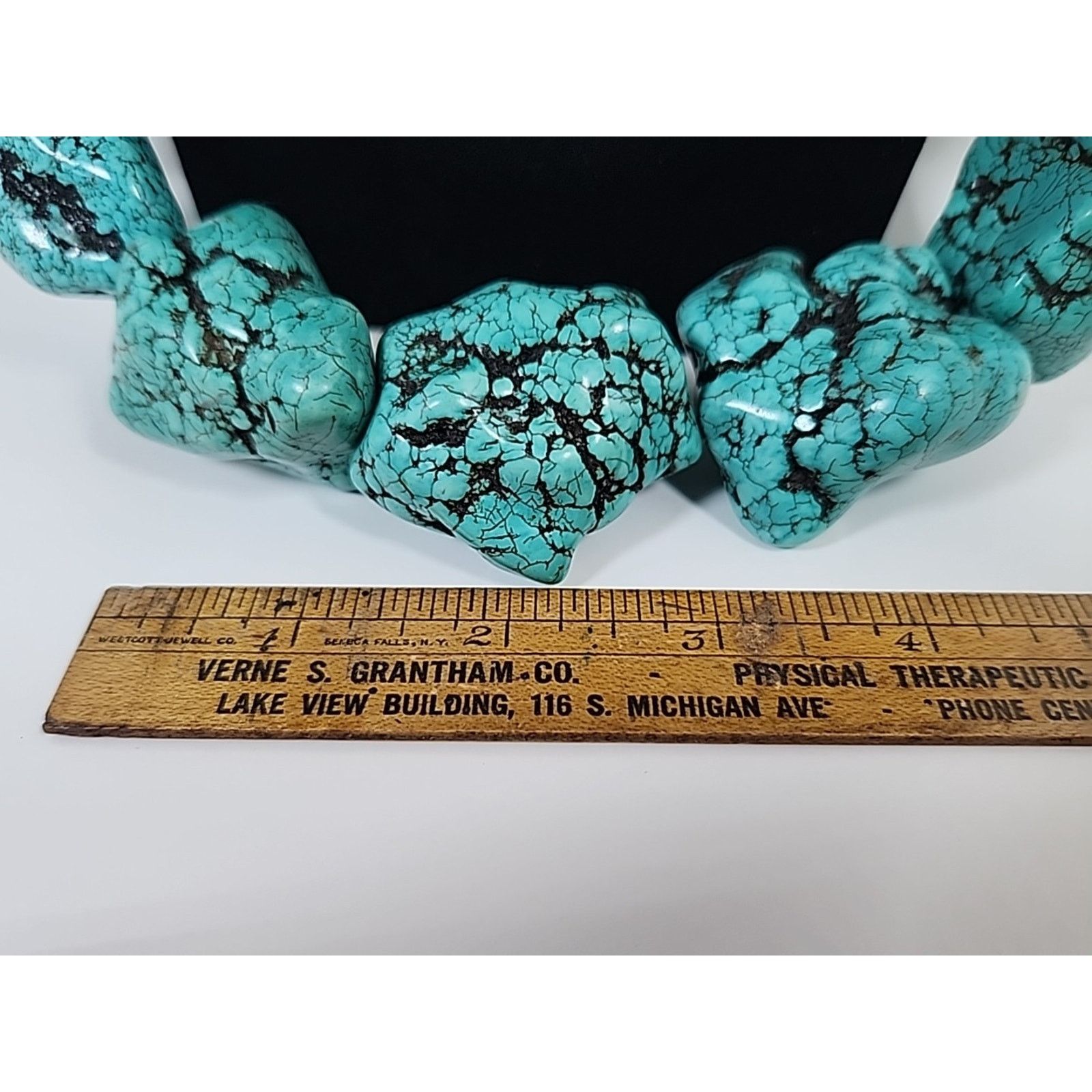 Other Large Natural Turquoise Necklace 1 Pound 9.6 Oz Total Weight Size ONE SIZE - 3 Thumbnail