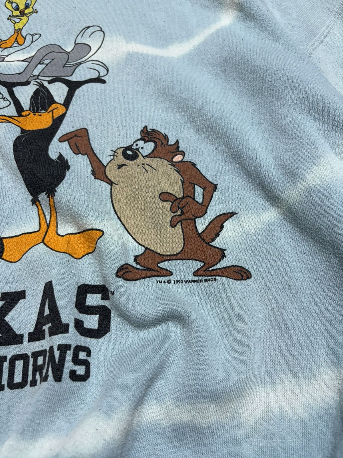 Vintage × Warner Bros Vintage Looney Tunes Warner Bros 1993 Texas Longhorns Size US XL / EU 56 / 4 - 4 Thumbnail
