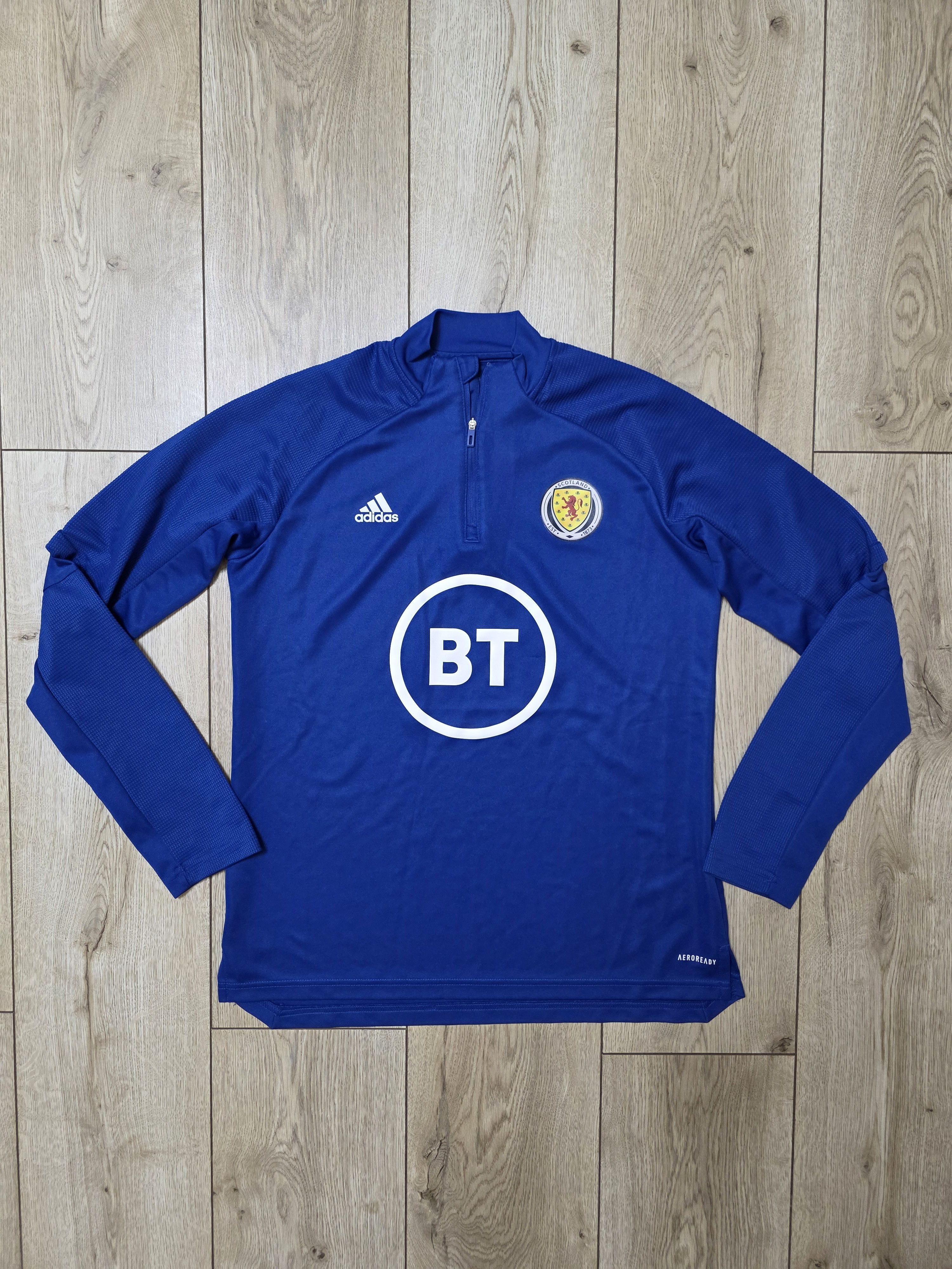 Adidas SCOTLAND 2019 TRAINING FOOTBALL JACKET SOCCER JACKET 1/3 ZIP Size US M / EU 48-50 / 2 - 1 Thumbnail