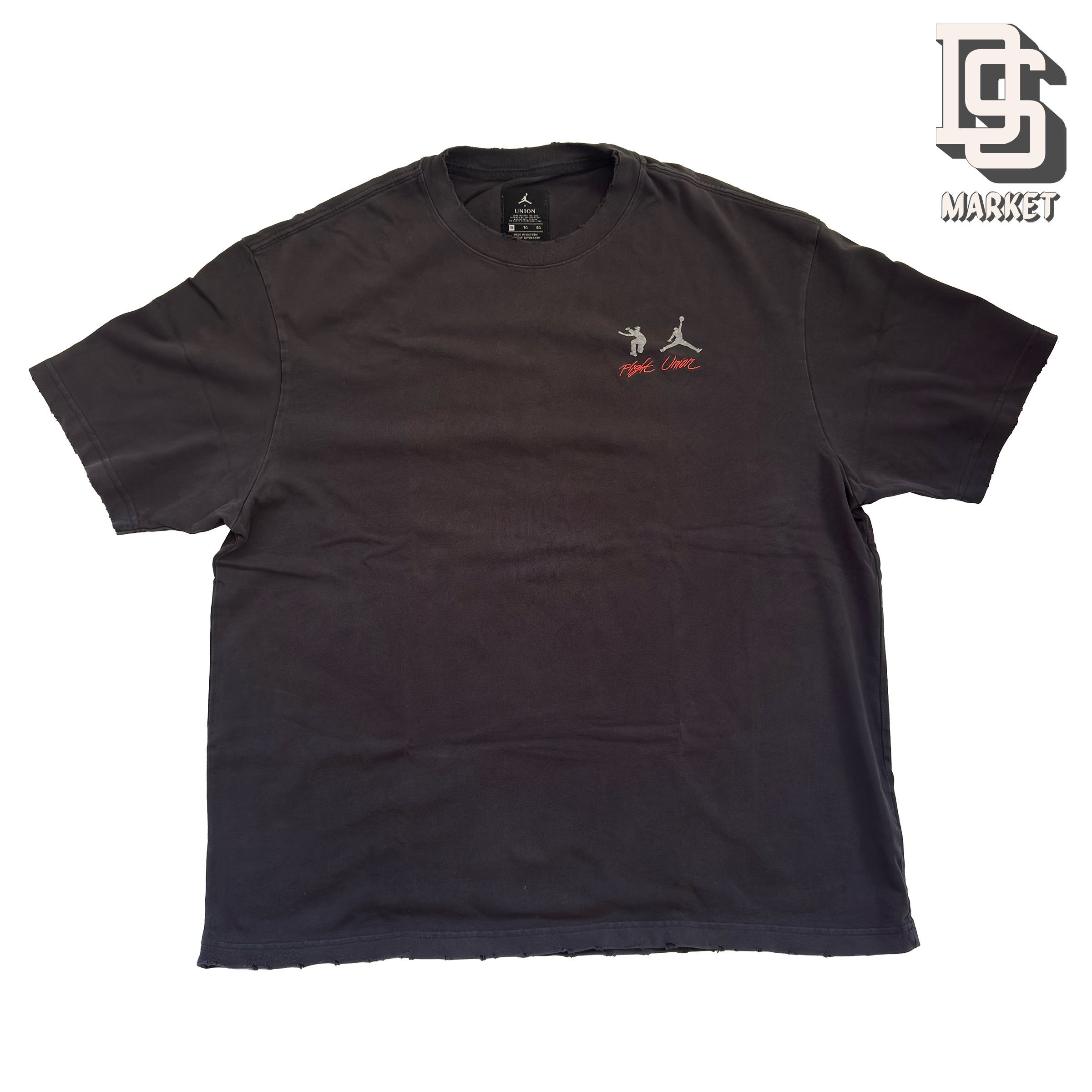 Jordan Brand × Union LA NIKE AIR JORDAN X UNION OFF NOIR BLACK T-SHIRT XL 1 4 STORM Size US XL / EU 56 / 4 - 1 Thumbnail
