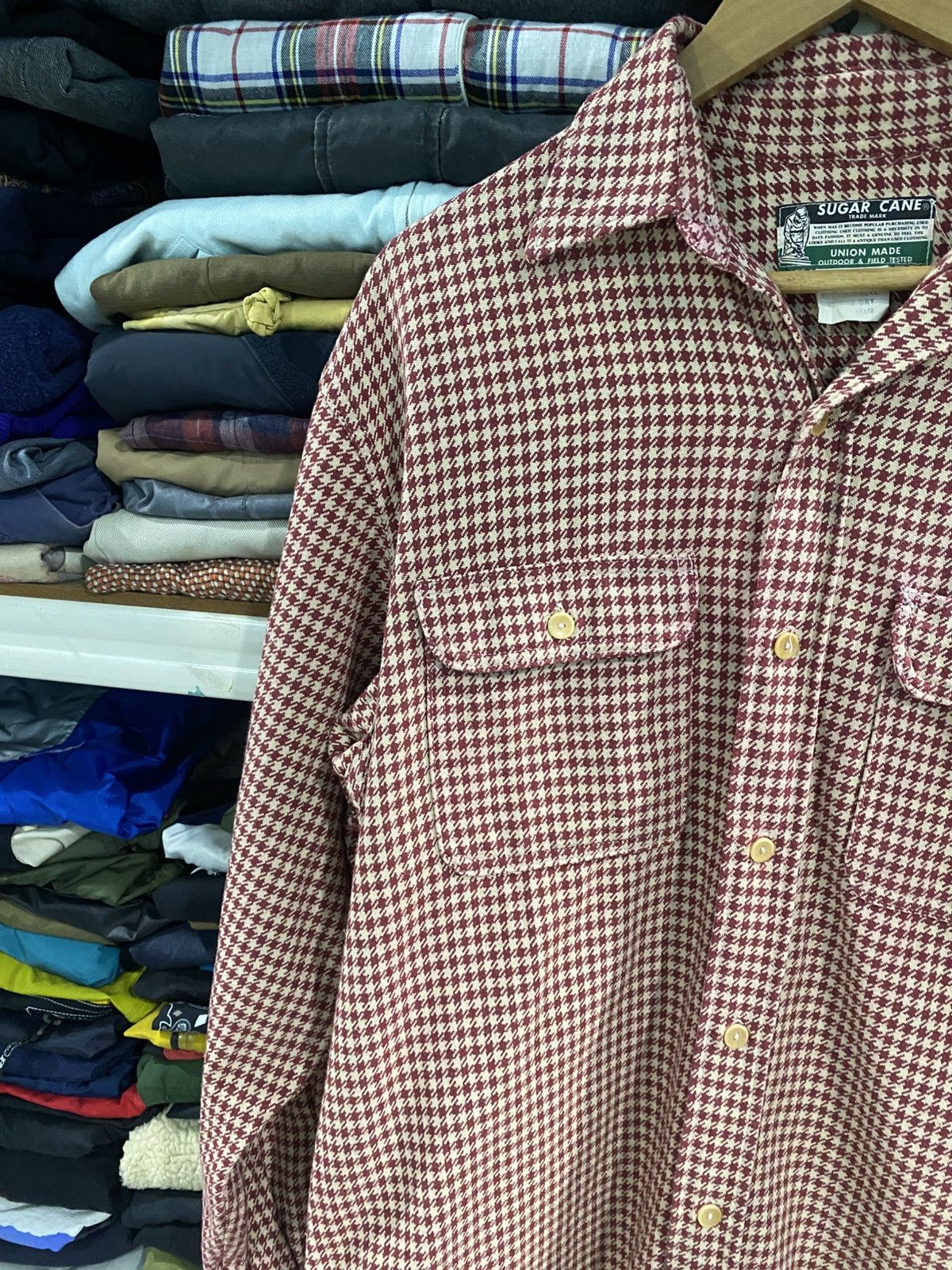 Sugar Cane Sugar Cane Toyo Enterprise Quilted Long Sleeve Shirt Size US L / EU 52-54 / 3 - 4 Thumbnail