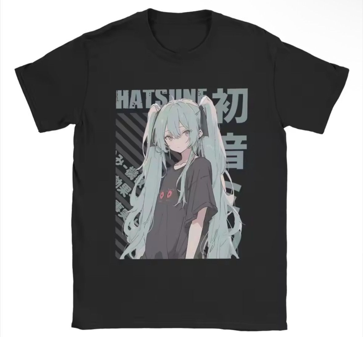 Japanese Brand Streetwear Y2K Anime Hatsune Miku Trendy Graphic T-Shirt Size US M / EU 48-50 / 2 - 1 Thumbnail