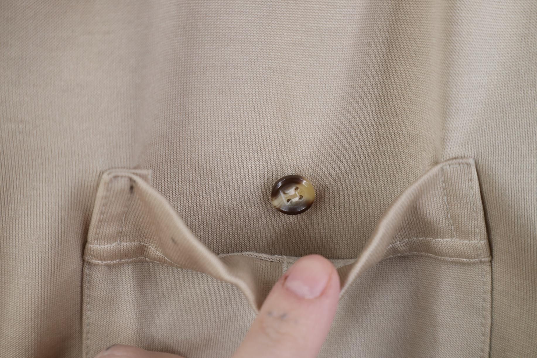 Vintage Vintage 70s 80s Streetwear Collared Golf Polo Shirt Beige Size US M / EU 48-50 / 2 - 5 Thumbnail