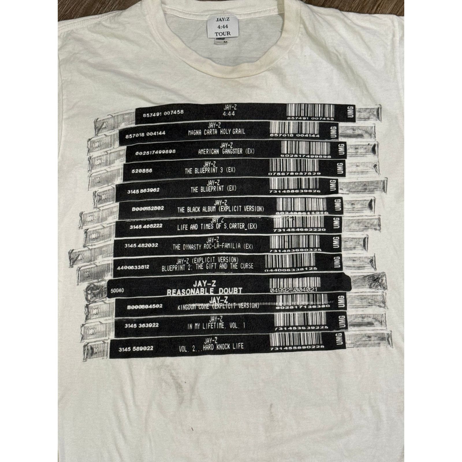 Jay-Z 2017 Jay Z Tour T-shirt Size US M / EU 48-50 / 2 - 2 Thumbnail