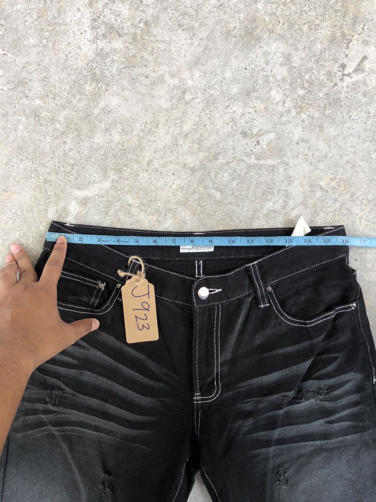 If Six Was Nine Japanese Evolution Flared Jeans Distressed Jeans Size US 32 / EU 48 - 20 Thumbnail