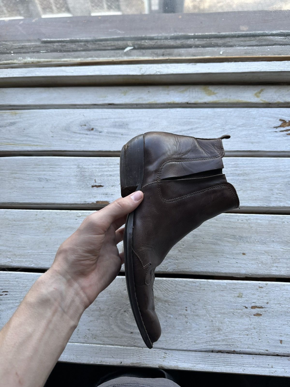 Other 🚨 WESTERN BROWN WOMEN Y2K BOOTS Y2K LEATHER SIZE 36 Size US 6 / IT 36 - 2 Thumbnail