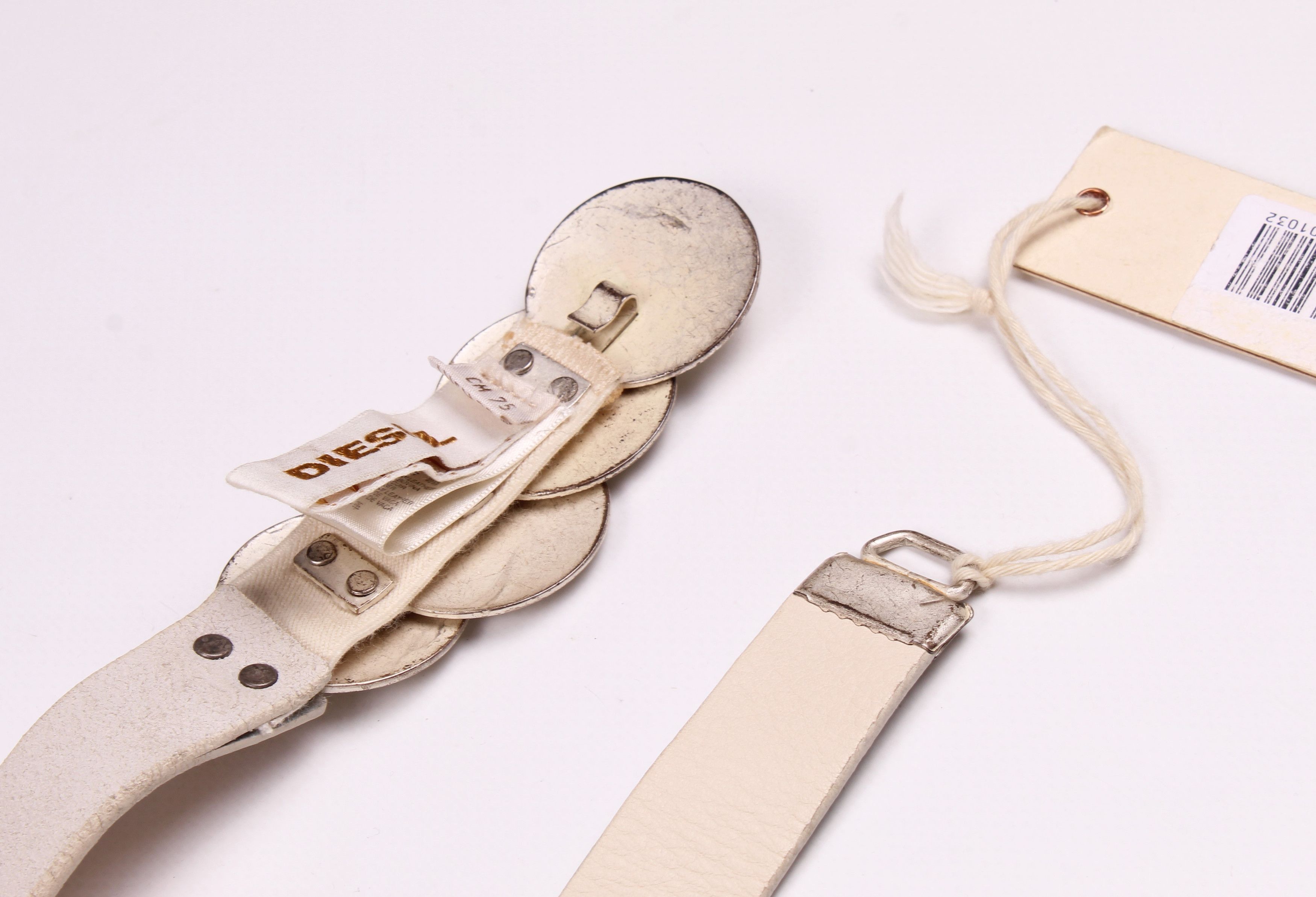 Diesel Vintage Diesel Leather Grunge Belt Size ONE SIZE - 6 Thumbnail