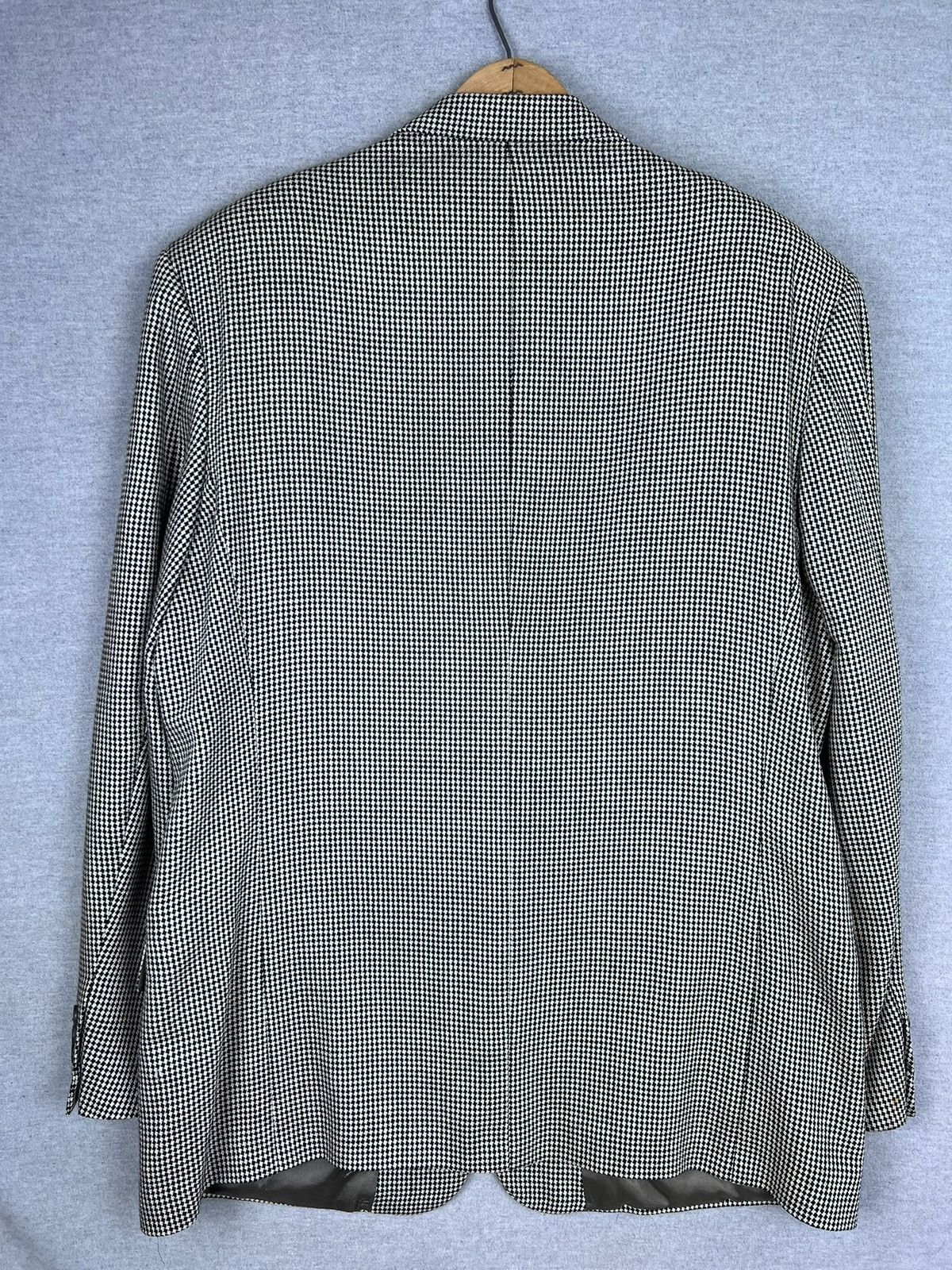 Givenchy Vintage Givenchy Monsieur Suit Jacket Mens 46 R houndstooth Size 46R - 6 Thumbnail
