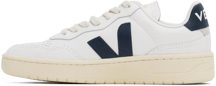 Veja o1s22i1n0924 Leather V-90 Sneakers in White Size US 11 / IT 41 - 3 Thumbnail