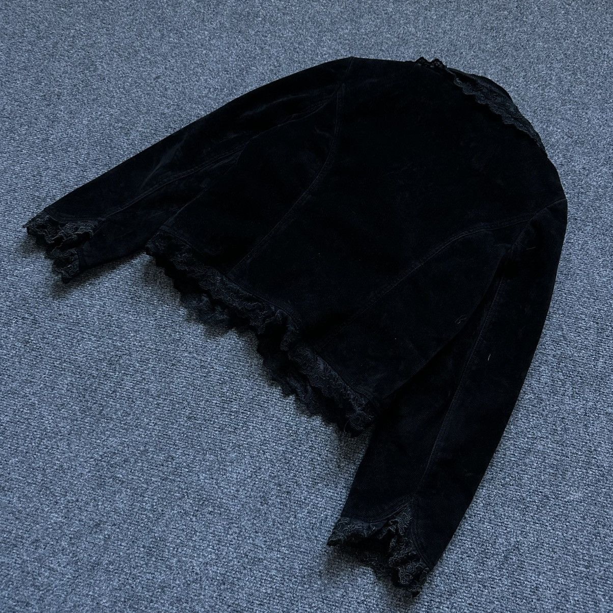 If Six Was Nine VTG Women’s Openwork Jacket Aimei Blazer Black Size M Y2K Size M / US 6-8 / IT 42-44 - 4 Thumbnail