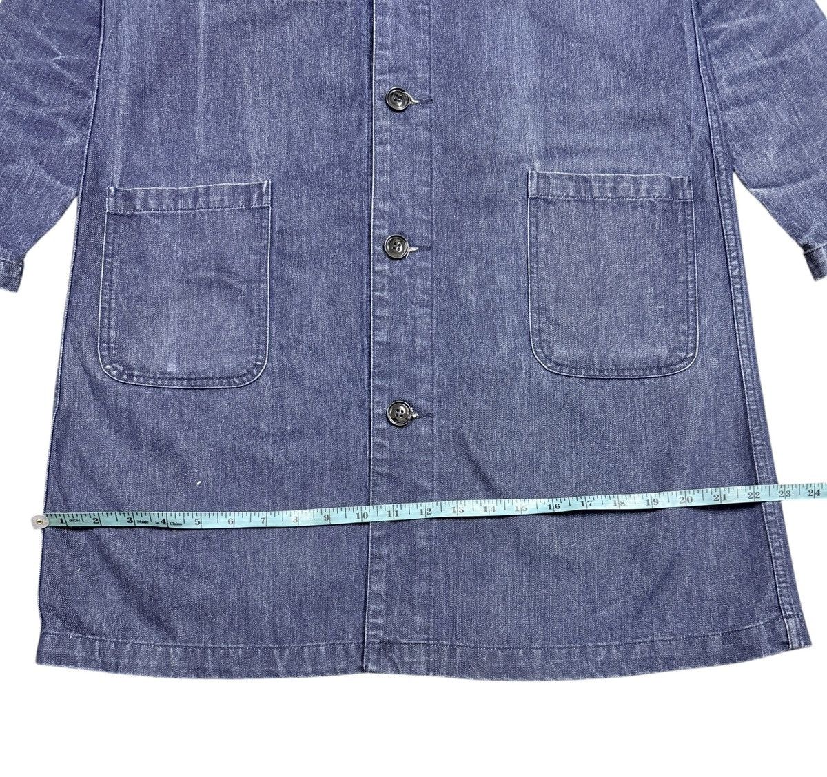If Six Was Nine Vtg🔥Archives Japanese Indigo Denim Longcoat Jacket Size US M / EU 48-50 / 2 - 18 Thumbnail