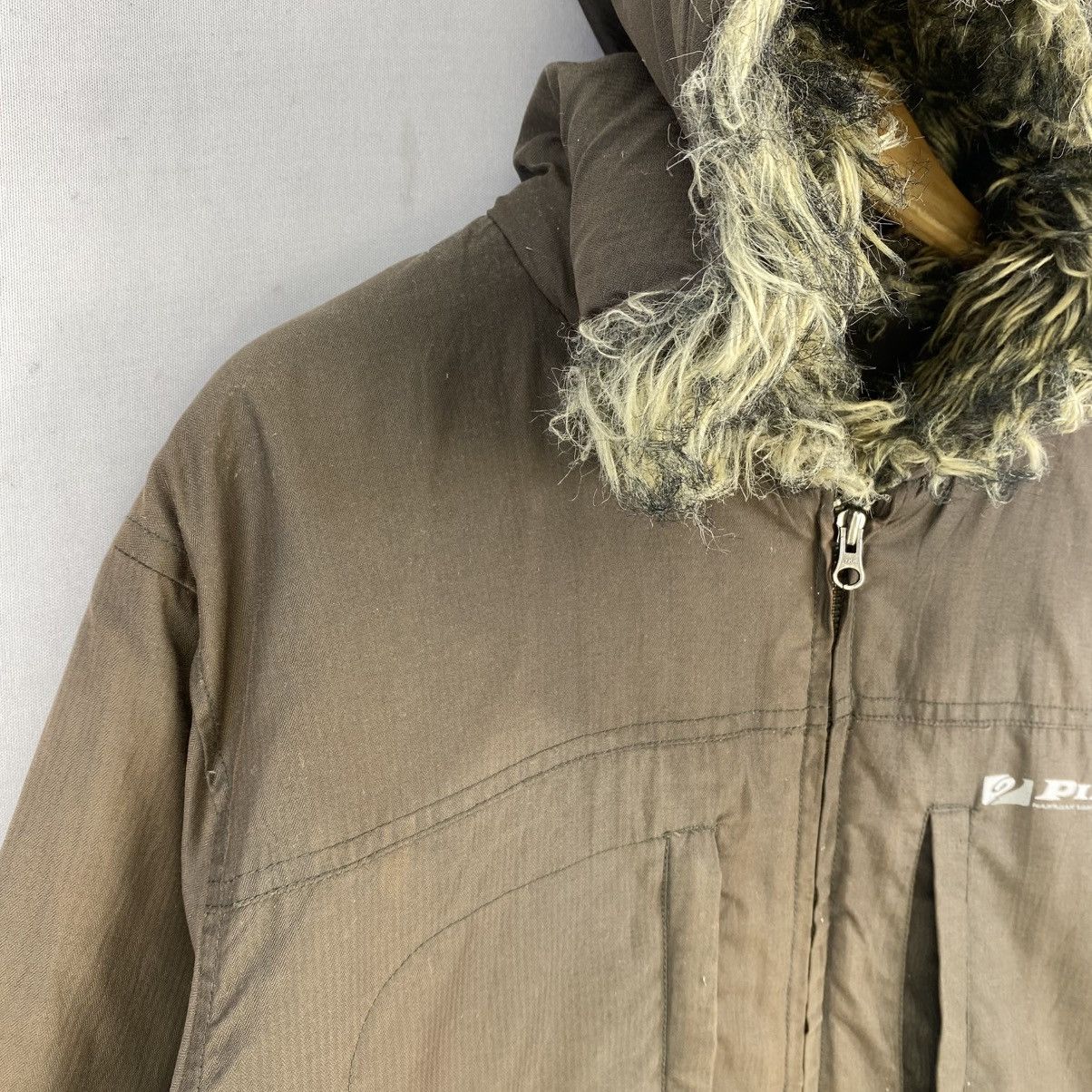 Vintage Vintage 00’s Piko Hooded Jacket With a Faux Fur Trim Size US L / EU 52-54 / 3 - 2 Thumbnail