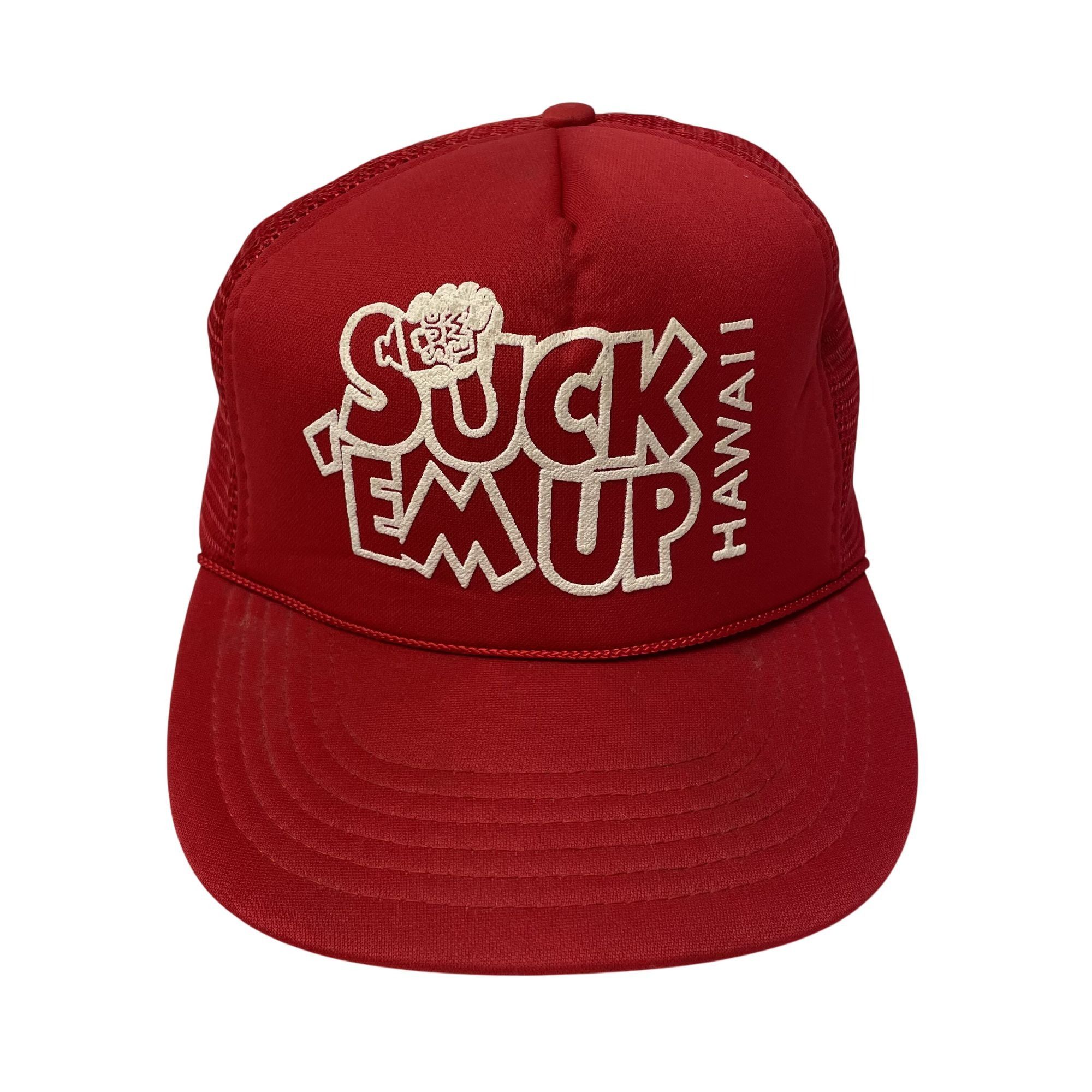 Other Vtg Hawaiian Headwear Mesh TRUCKER Hat SUCK EM Up Hawaii Cap Size ONE SIZE - 1 Thumbnail
