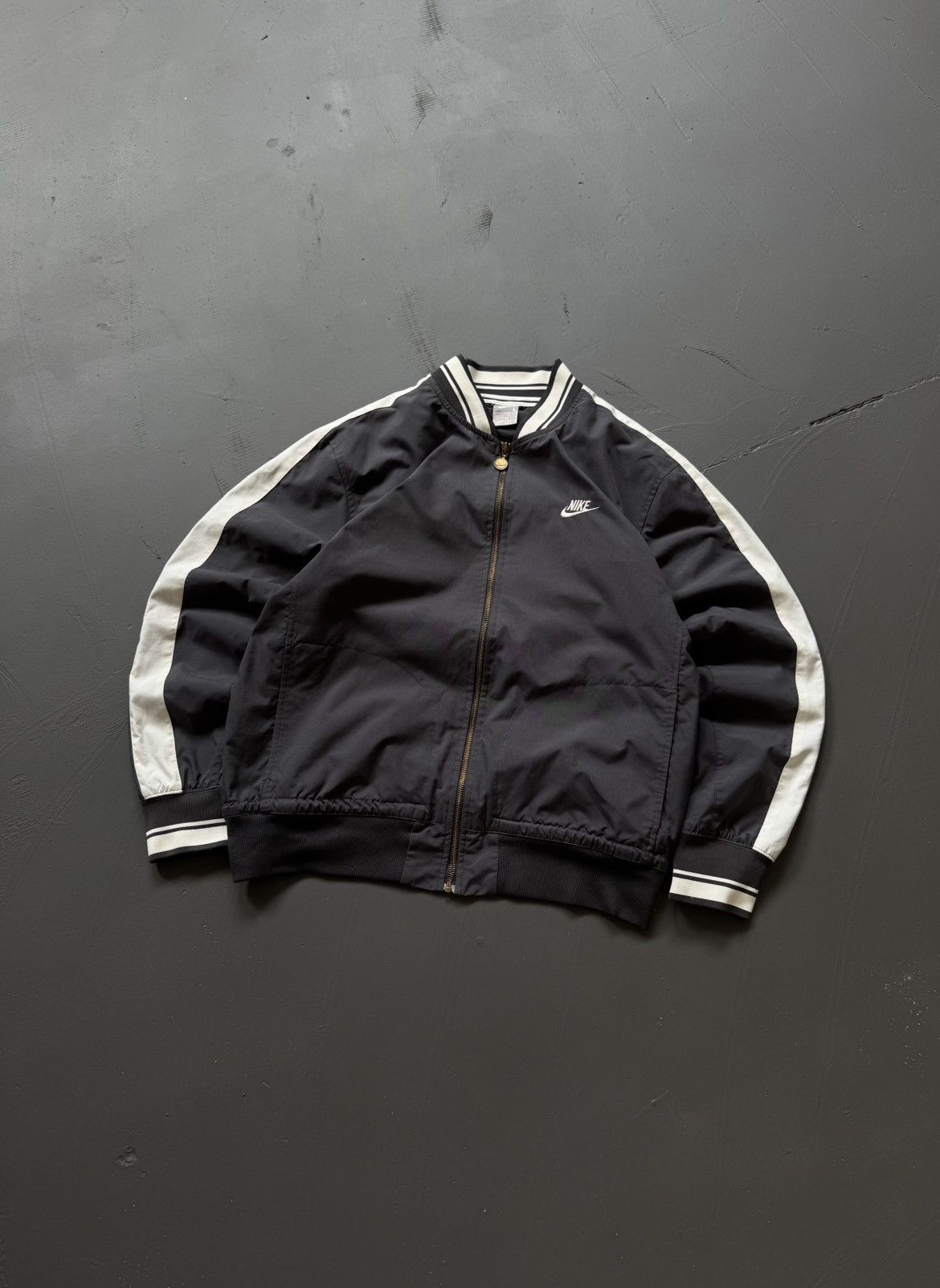 NIKE 90s archive vintage 希少 スカジャン y2k Nike Archive Reissue Track Jacket Black Multicolor Retro M
