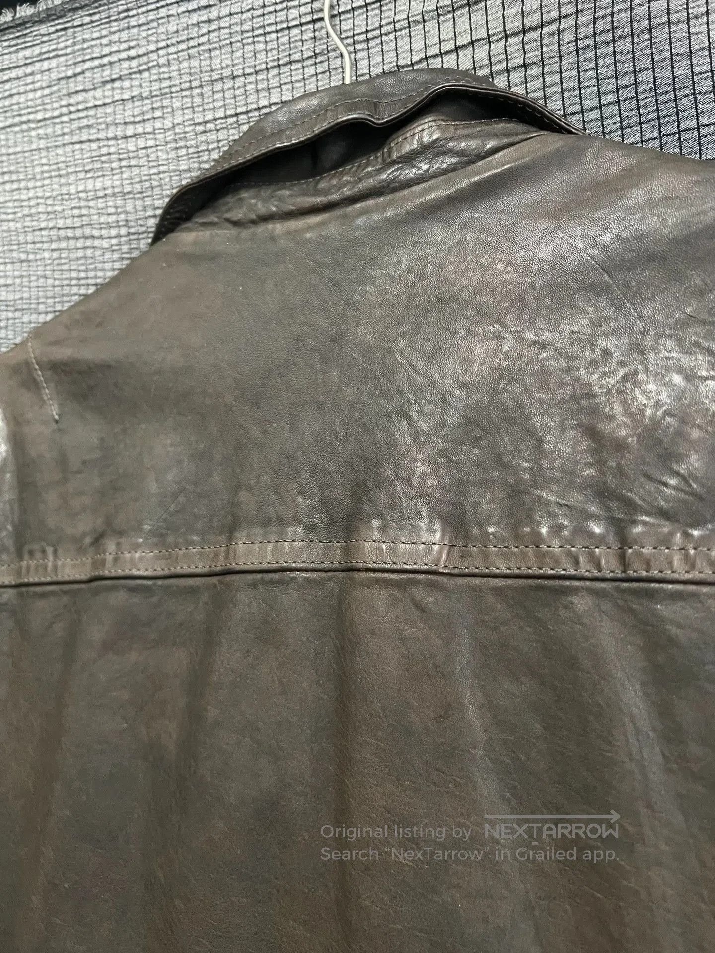 Isamu Katayama Backlash black italian leather rider jacket. Size US L / EU 52-54 / 3 - 4 Thumbnail