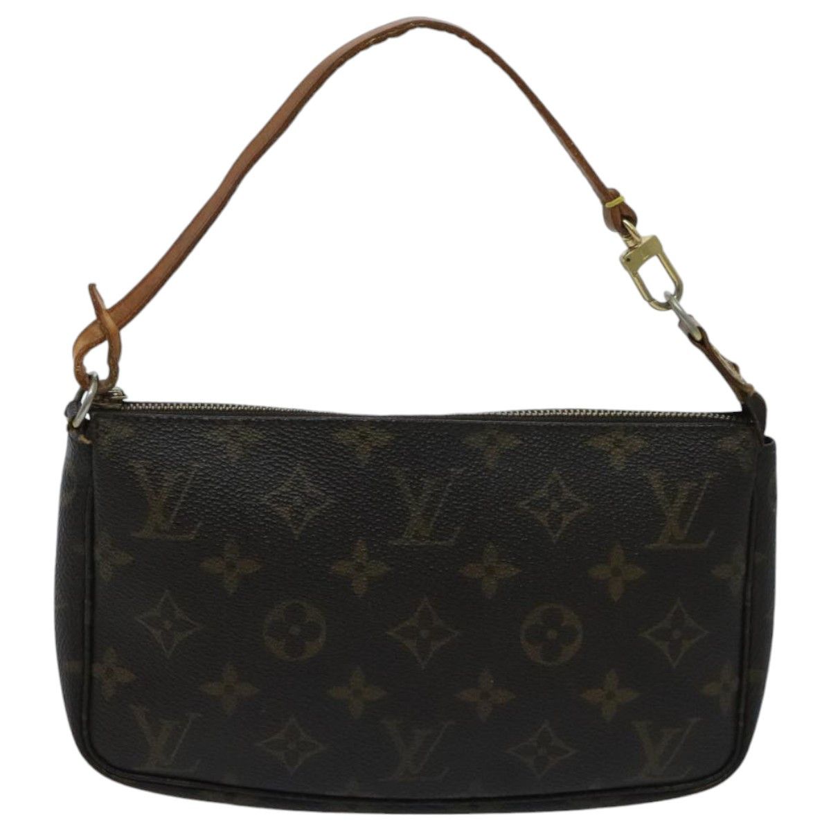 Louis Vuitton Pochette Accessoire Brown Canvas Clutch Bag (Pre-Owned) Size ONE SIZE - 1 Thumbnail