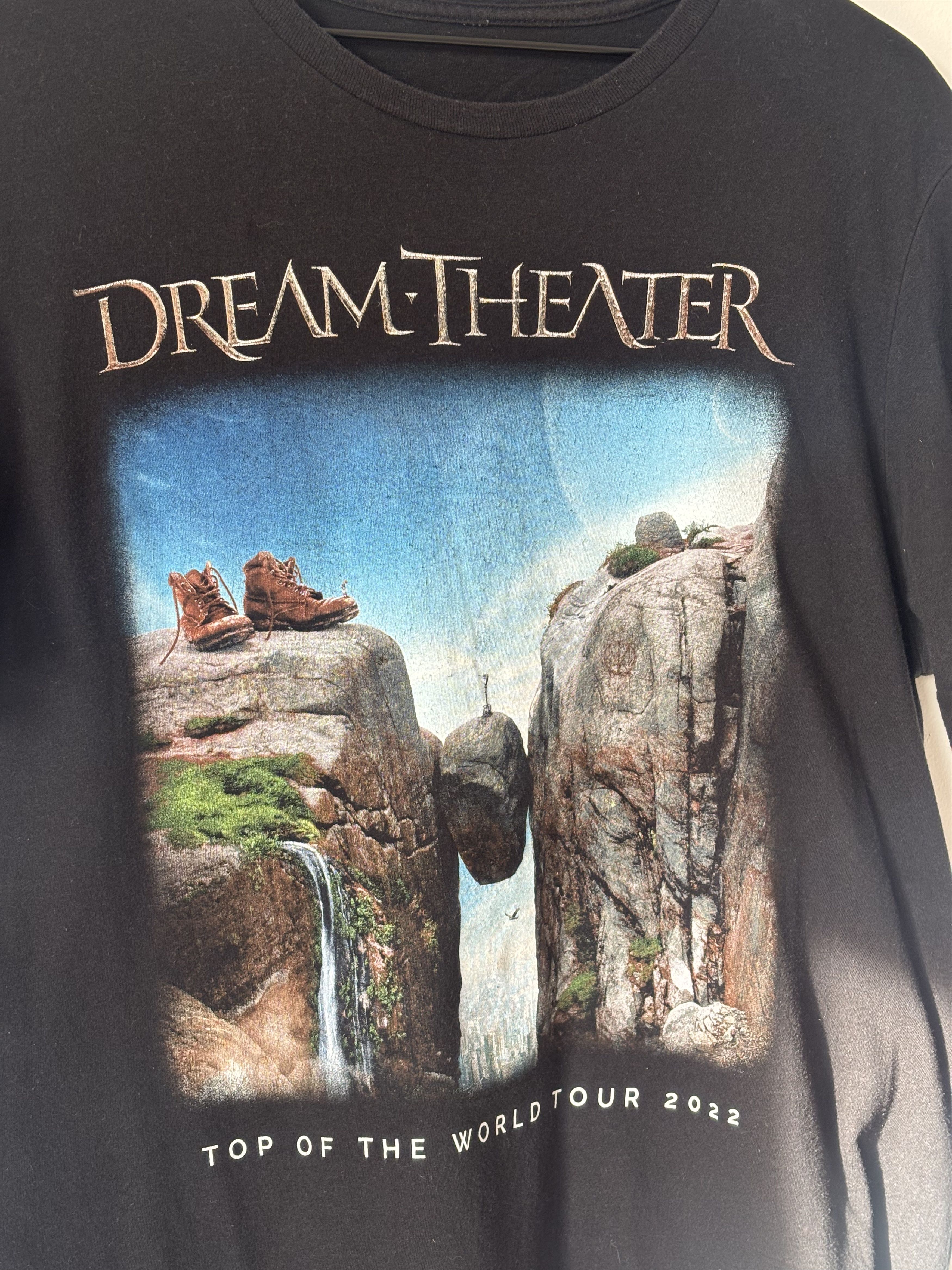 Band Tees Dream Theater Tour 2022 Tee Black Large L Size US L / EU 52-54 / 3 - 3 Thumbnail