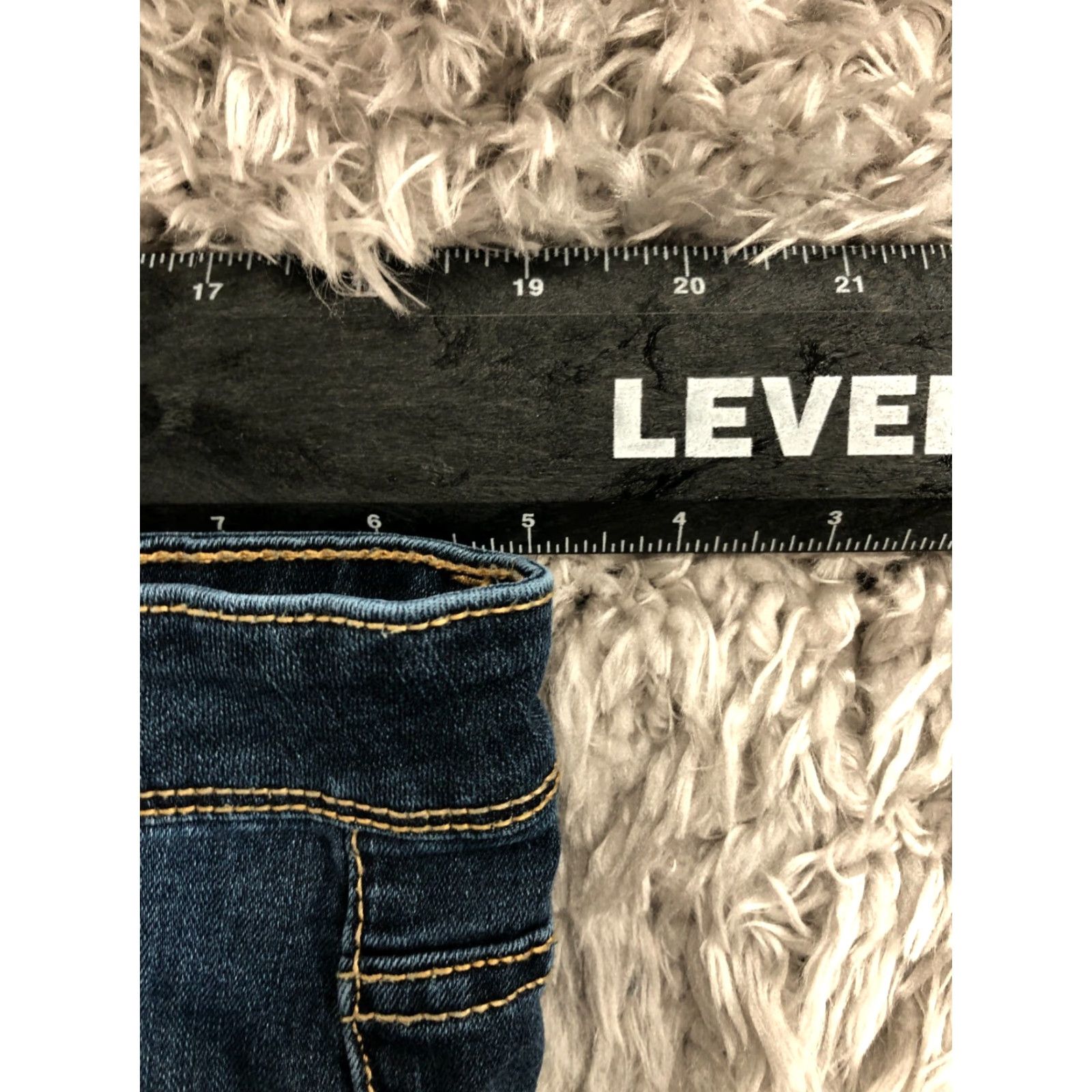 Vintage Time & TRU Jeans Skinny Womens Plus 18 Medium Wash Blue Denim 5-Pocket Regular Rise Jeans Time And Tru Womens Plus Size 18 Blue Size 40" / US 18 - 2 Thumbnail