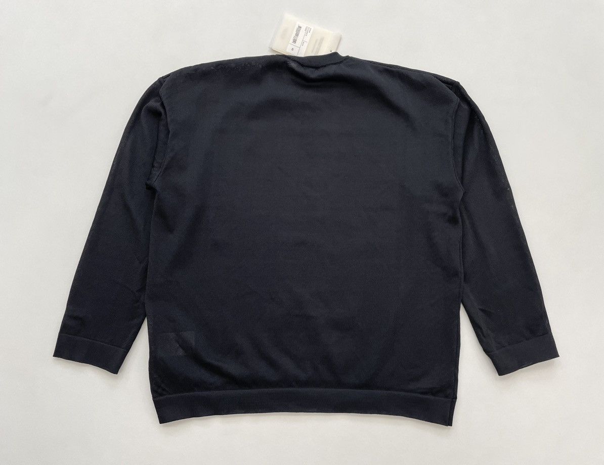 Our Legacy Black Tech Mesh ‘Sonar RoundNeck’ Sweater Size US M / EU 48-50 / 2 - 13 Thumbnail