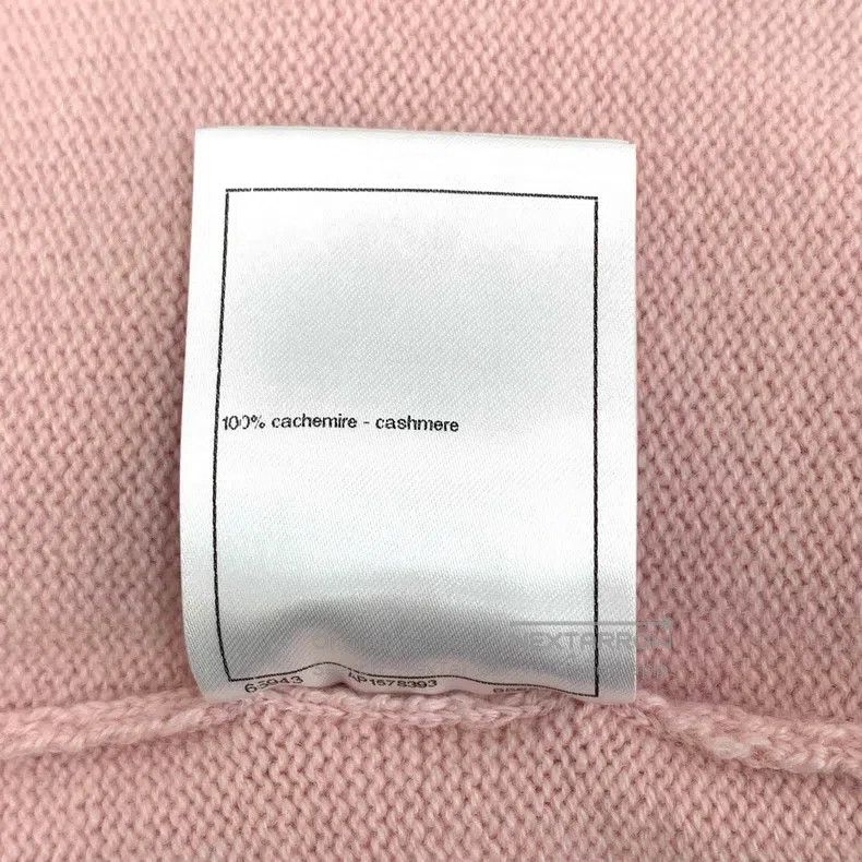 Chanel Chanel 24C pink logo sequin embroidery cashmere round-neck Size M / US 6-8 / IT 42-44 - 8 Thumbnail