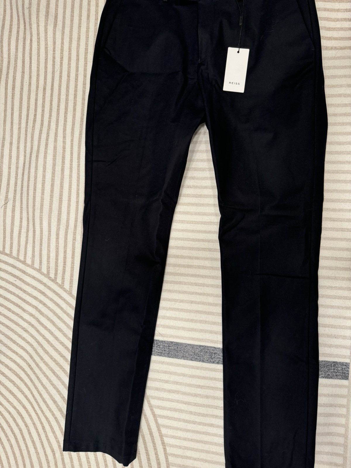 Reiss NEW Men’s Reiss Westford Slim Chino Pant Navy 34 Waist Size 34R - 2 Thumbnail