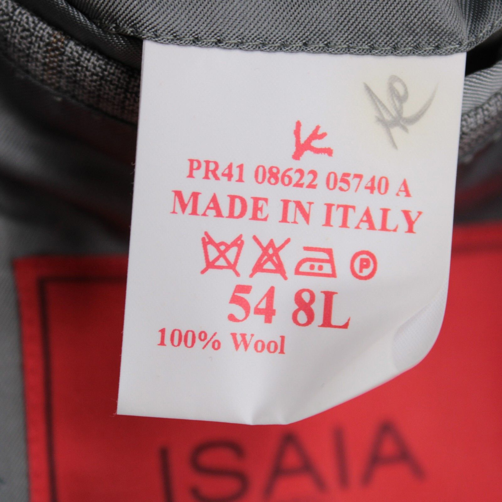 Isaia isaia Suit Size US 44 Long in Gray Size 44R - 9 Thumbnail