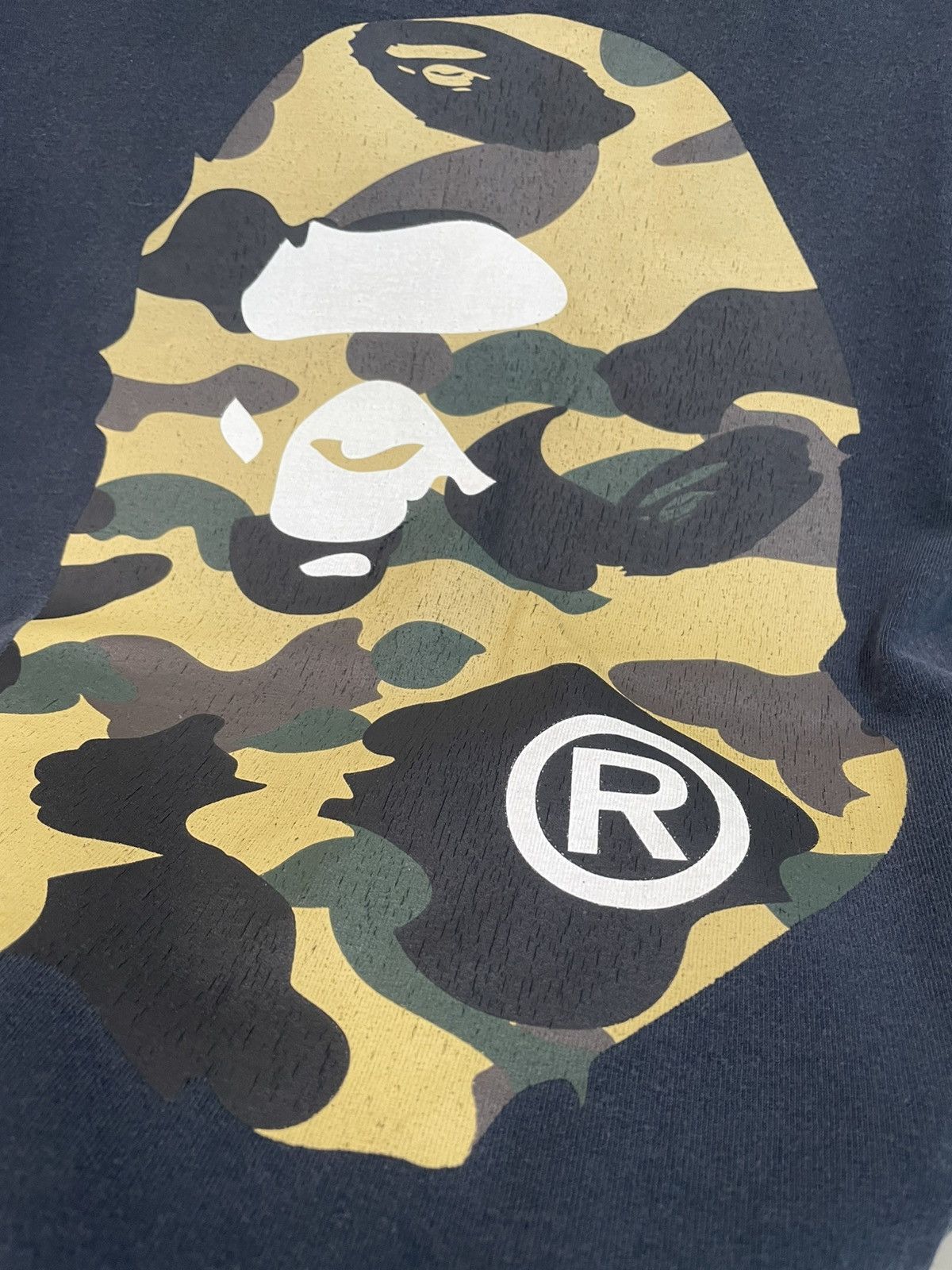 Bape Vintage BAPE Camo Big Ape Head Tee Size US L / EU 52-54 / 3 - 14 Thumbnail