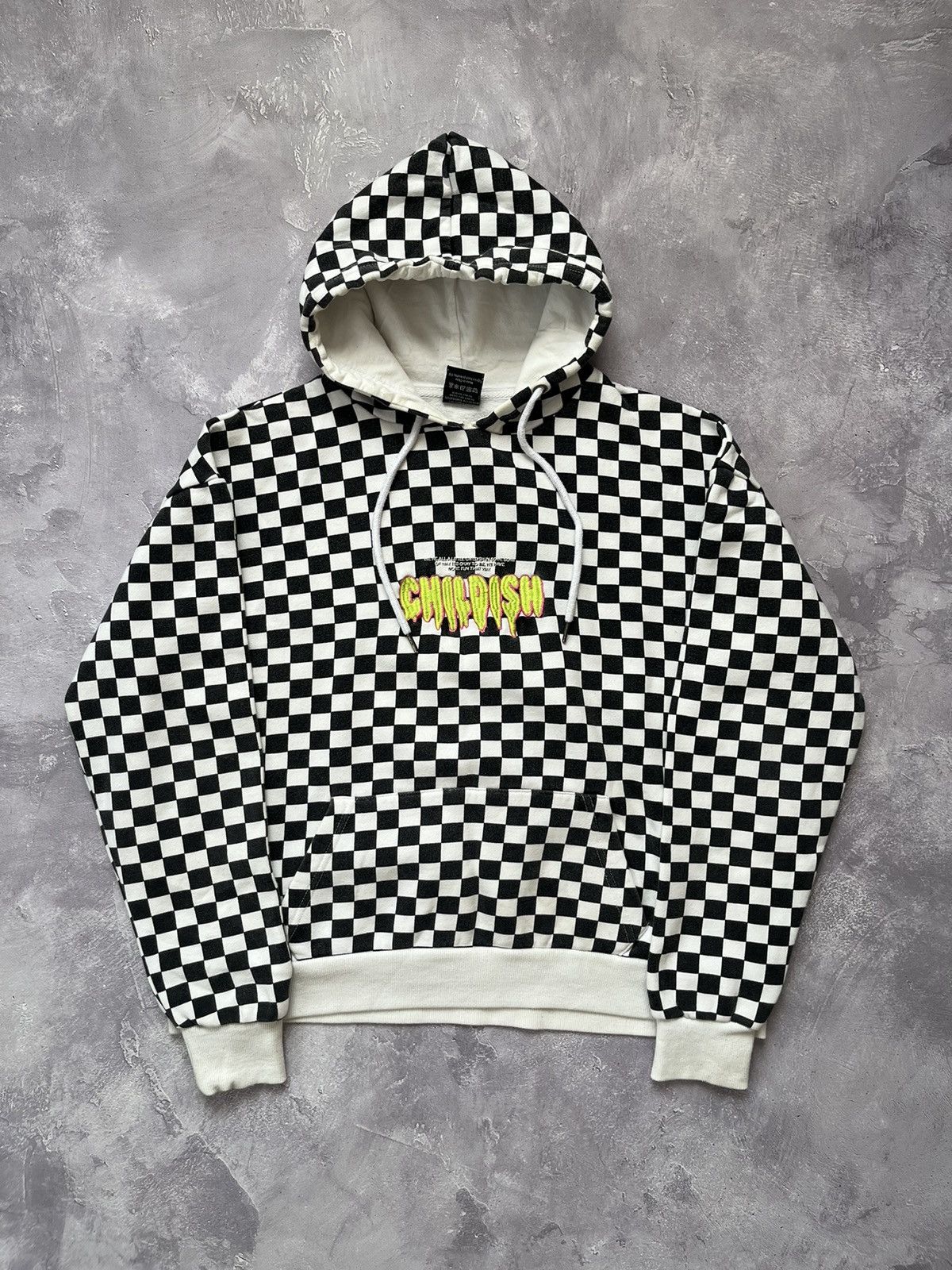 CHILDS Childish Checker Board Hoodie Size US S / EU 44-46 / 1 - 1 Thumbnail
