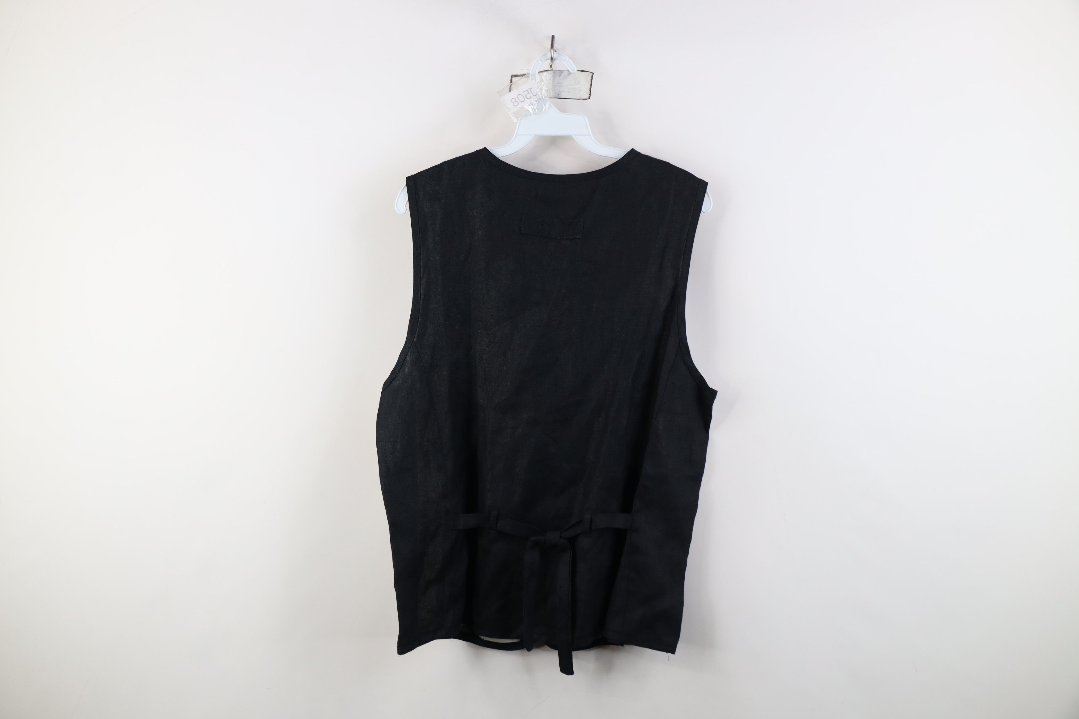 Vintage Deadstock Vintage 90s Streetwear Tie Back Vest Jacket USA Size L / US 10 / IT 46 - 12 Thumbnail