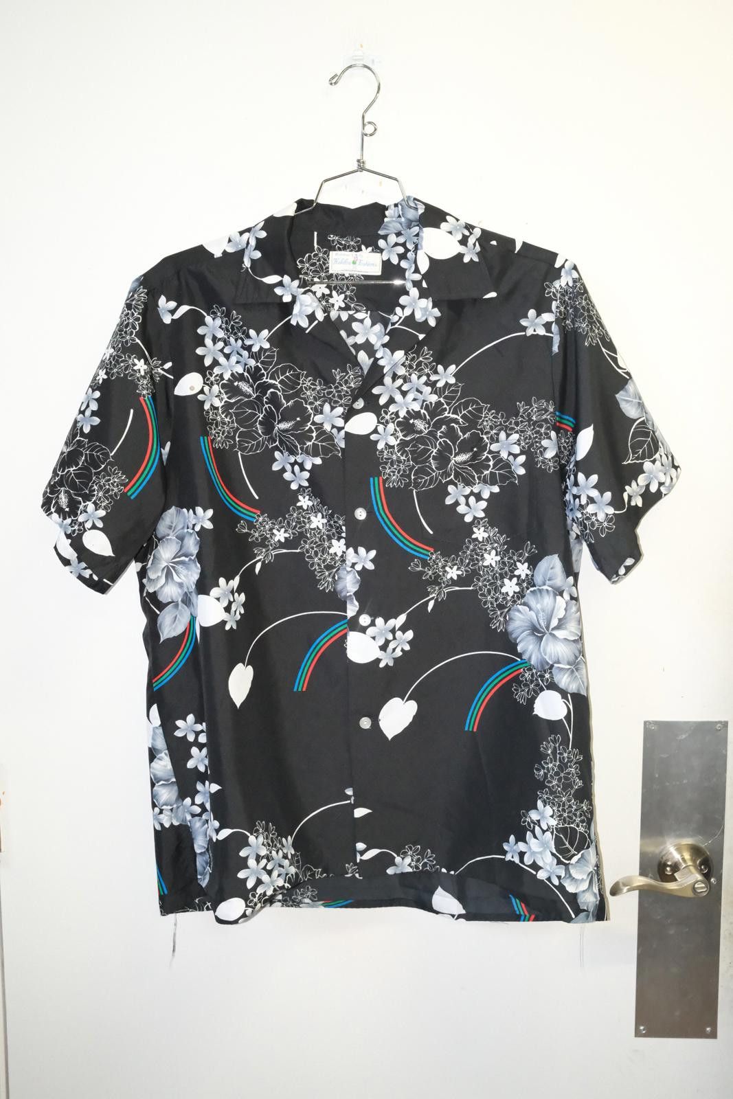 Other 70's Hukilau Fashion Floral Short Sleeve Button-Up Size L / US 10 / IT 46 - 1 Thumbnail