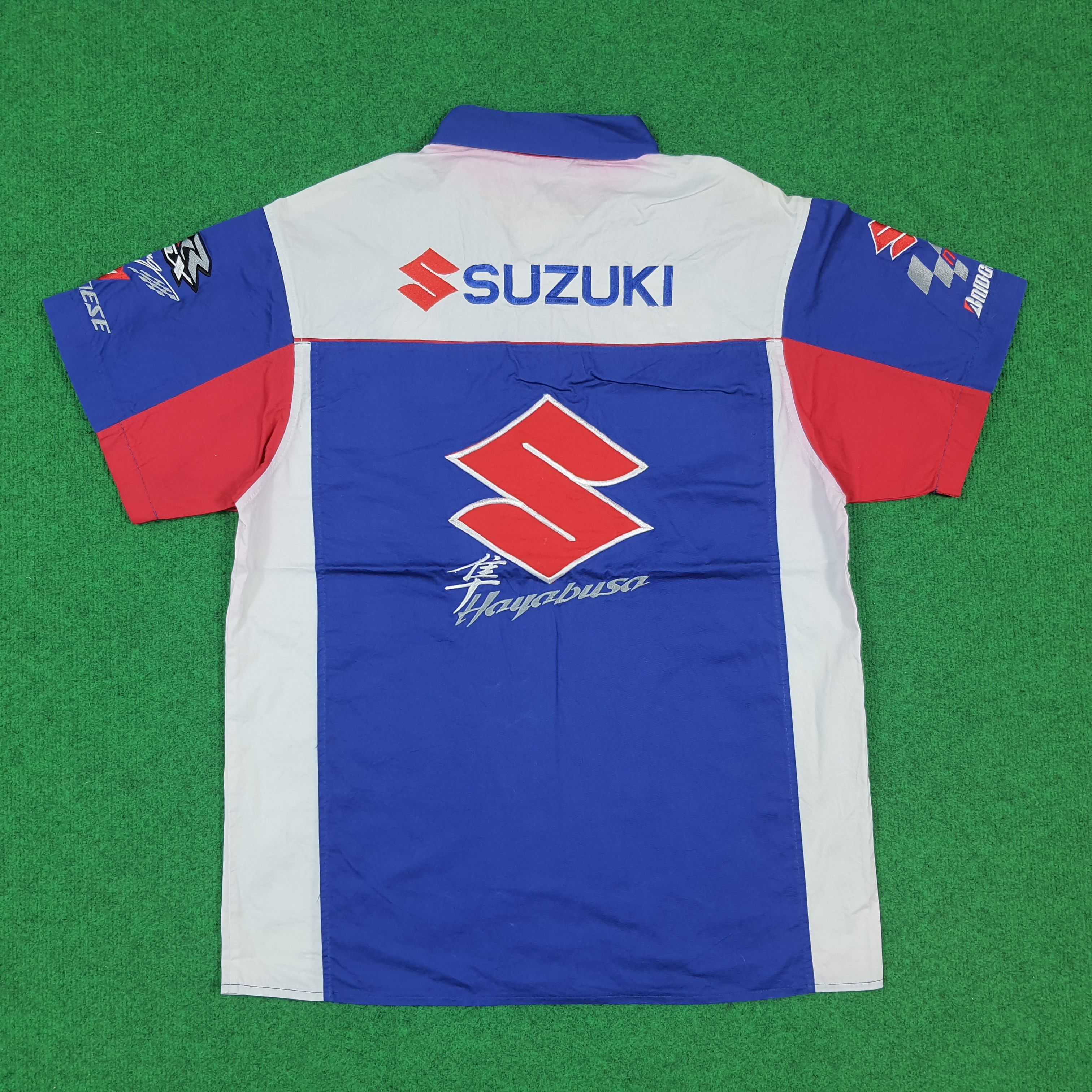 Vintage Suzuki Hayabusa Racing Team Work Shirt C294N67