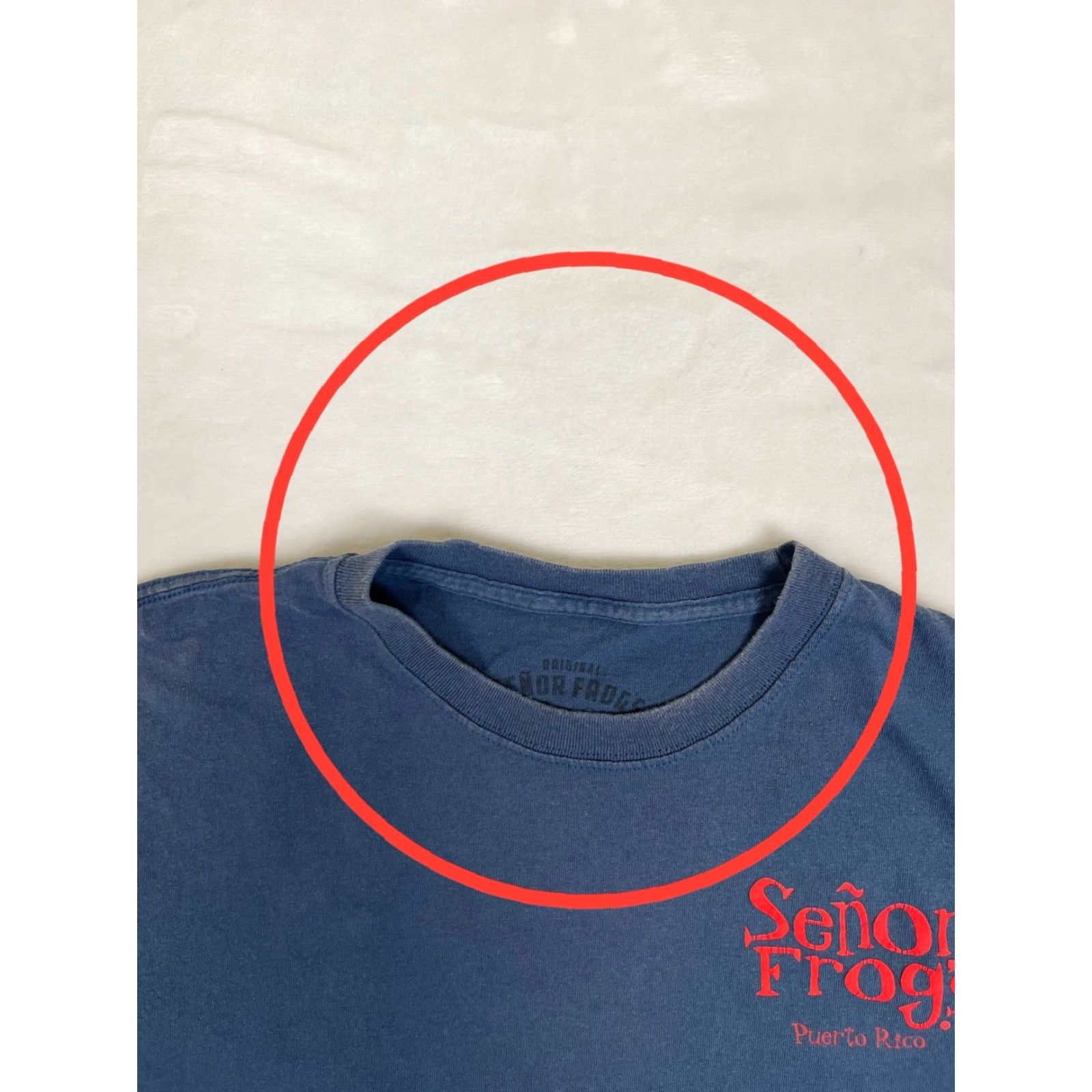 Vintage VINTAGE Senor Frogs Puerto Rico T-Shirt Large Blue Men Short Sleeve 90s Beach Classic Size L Size US L / EU 52-54 / 3 - 4 Thumbnail