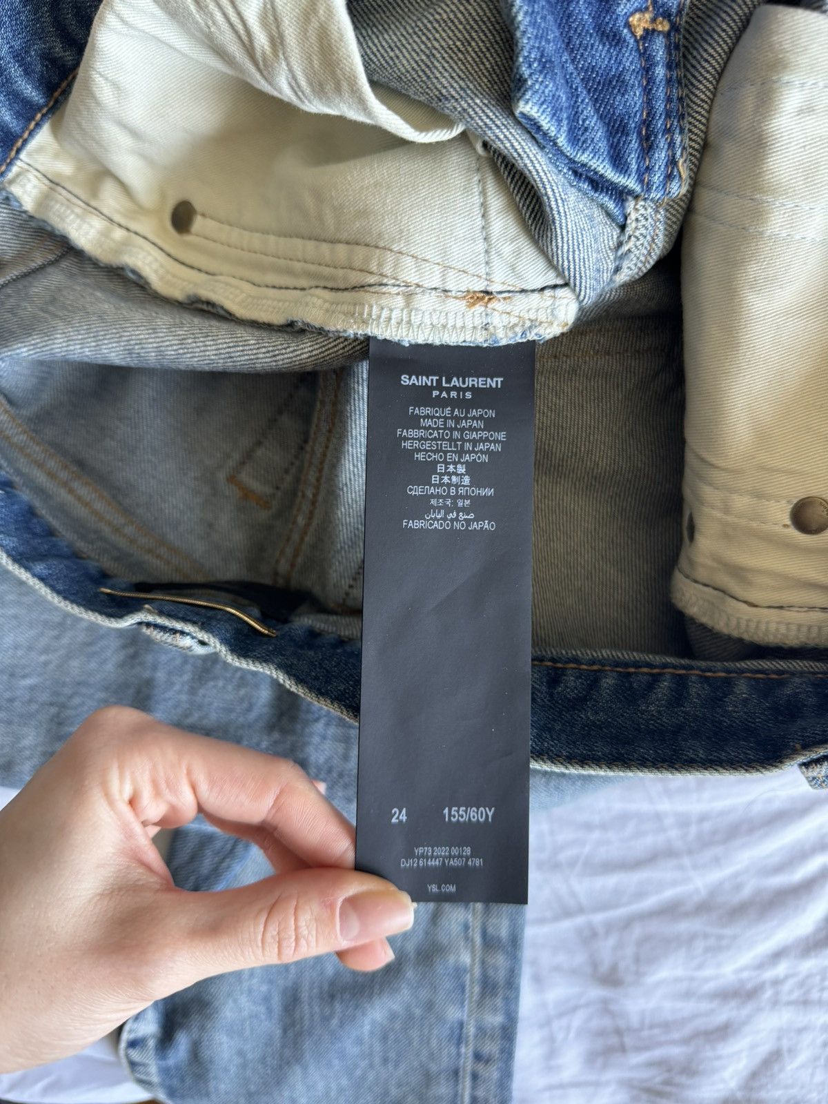 Saint Laurent Paris × Yves Saint Laurent Saint Laurent Skinny Jeans Size 24" / US 00 / IT 34 - 7 Thumbnail