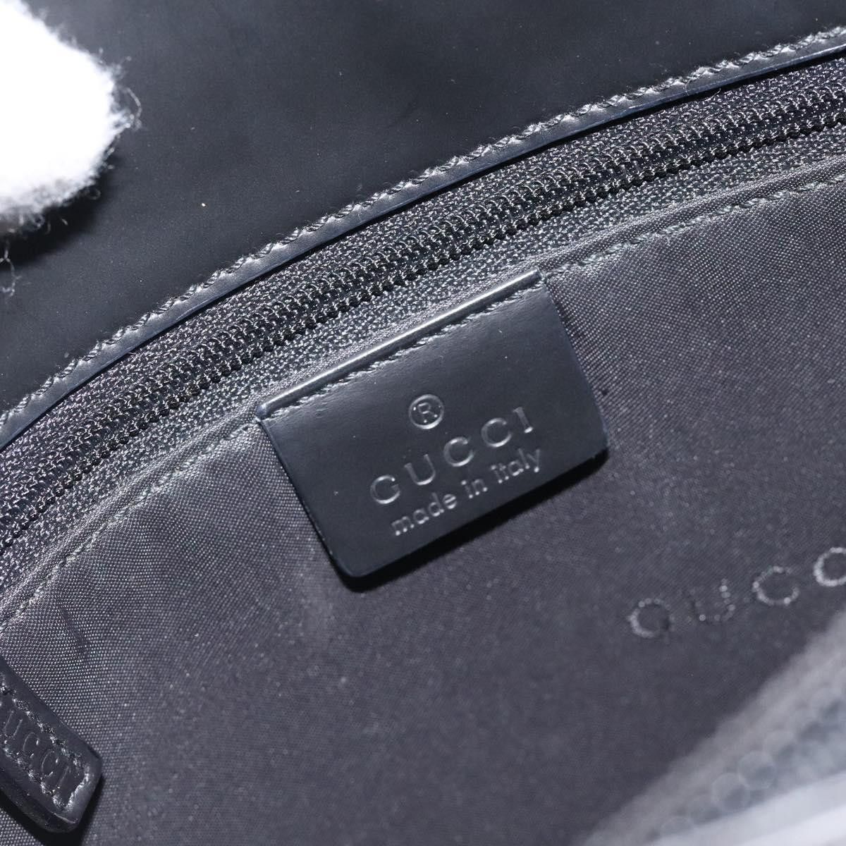 Gucci GUCCI Shoulder Bag Leather Black Silver Size ONE SIZE - 15 Thumbnail