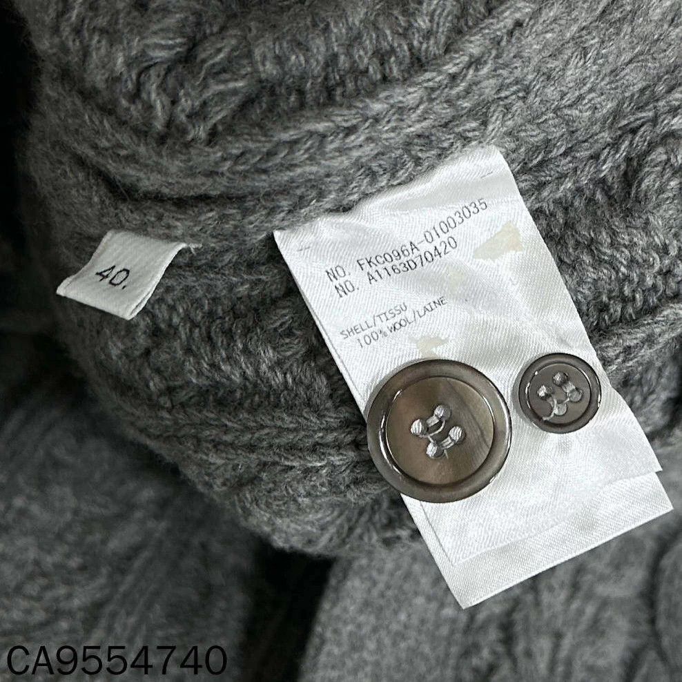 Thom Browne Thom Browne Gray Woven Cardigan Handbag Detail 40 Size M / US 6-8 / IT 42-44 - 6 Thumbnail
