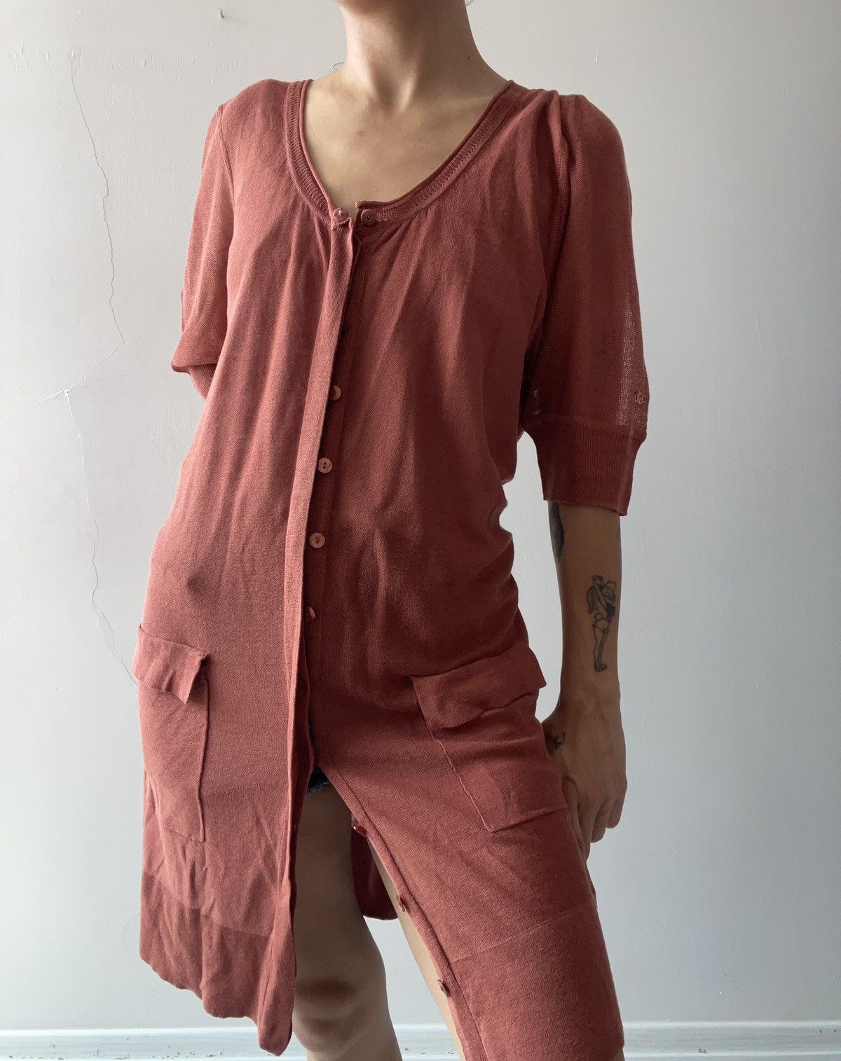 SikSilk Silk and cashmere cardigan Size L / US 10 / IT 46 - 2 Thumbnail