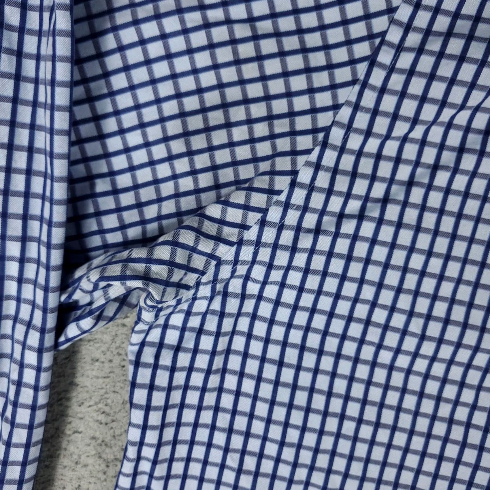 Vintage Jhane Barnes Shirt Mens XL Blue Check Button-Up Long Sleeve Shirt Button-Up Casual Formal Workwear 90s Modern Preppy Mens Size US L / EU 52-54 / 3 - 6 Thumbnail