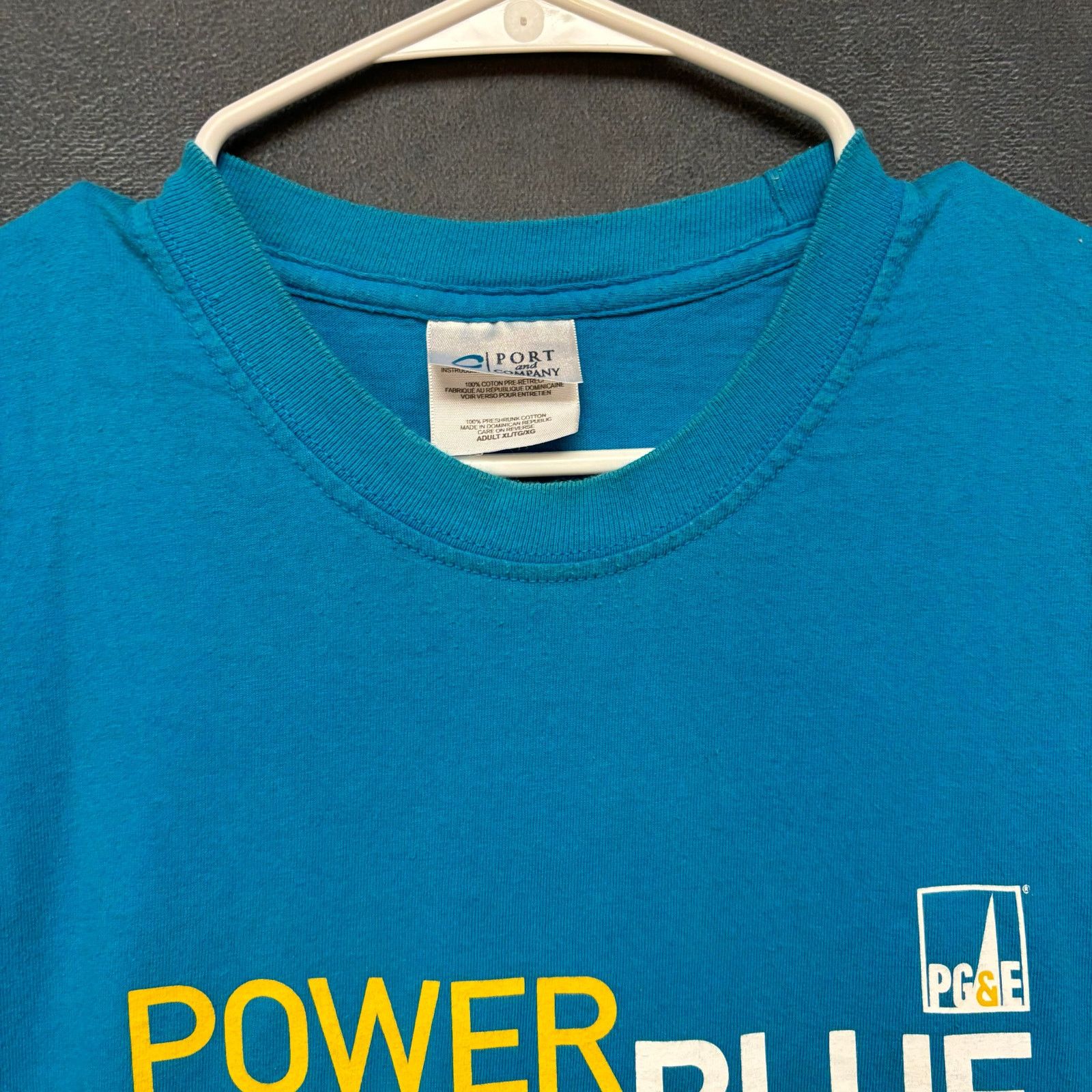 Other PG&E Volunteer Shirt Vintage Mens XL Power of Blue Giving Size US XL / EU 56 / 4 - 4 Thumbnail
